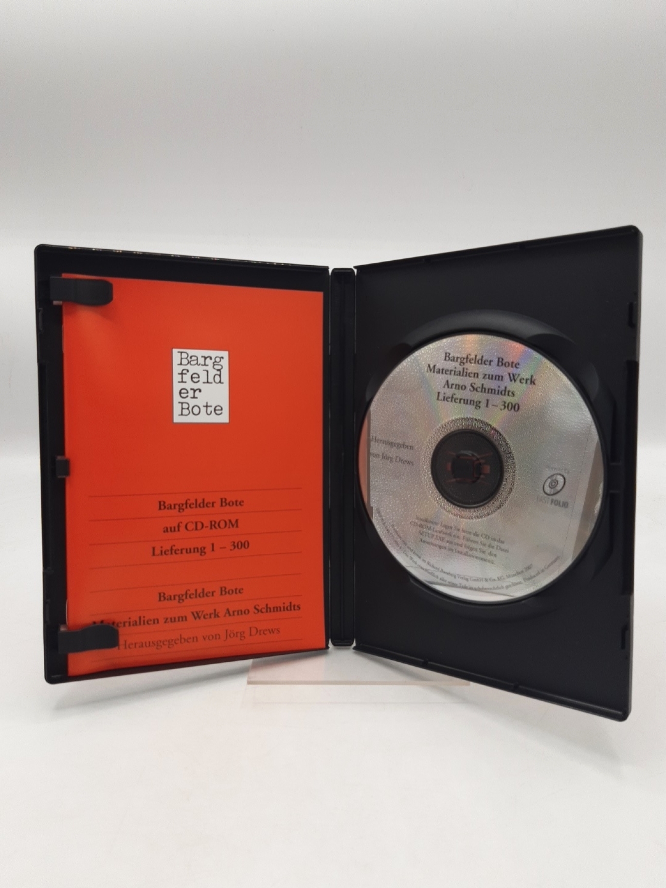 Jörg Drews (Herausgeber): Bargfelder Bote auf CD-ROM: Lieferung 1-300. MAterialien zum Werk Arno Schmidts. CD-Rom für Windows 98, 2000, ME, XP, NT 4.0, Vista