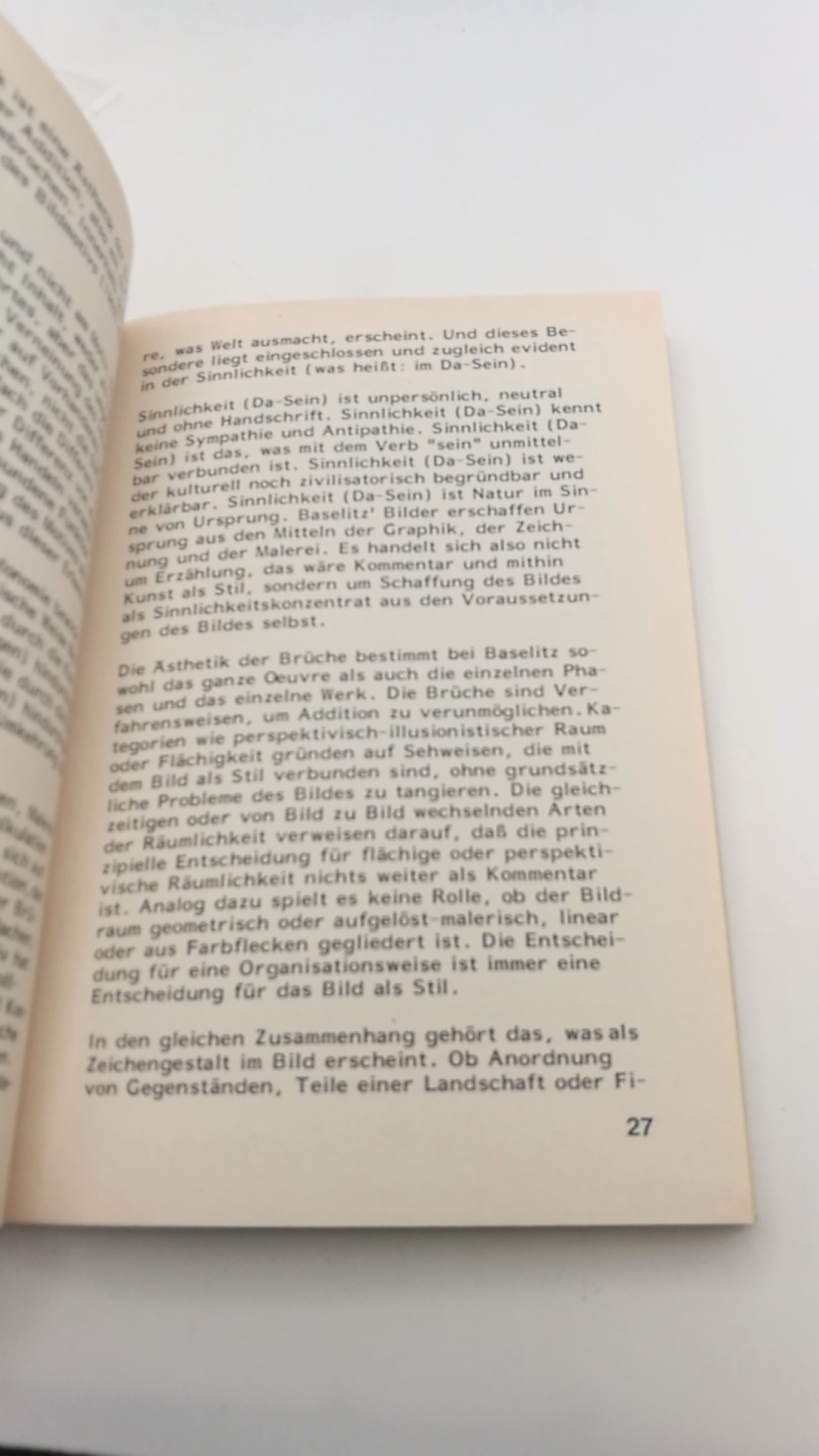 Kneubühler, Theo: Malerei als Wirklichkeit Baselitz, Höckelmann, Kiefer, Kirkeby, Lüpertz, Penck