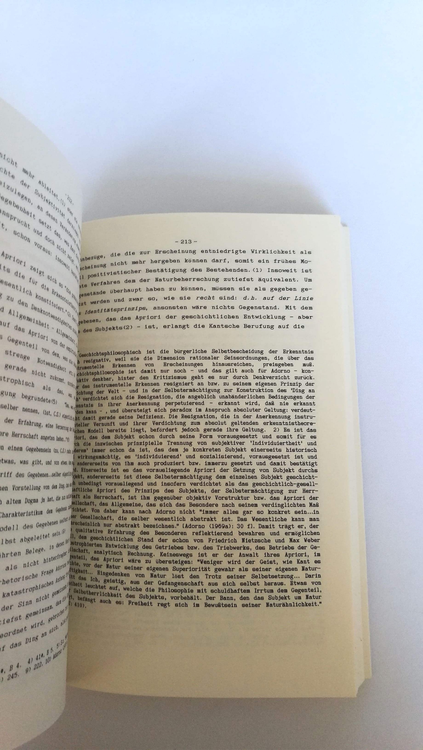 Schlüter, Carsten: Adornos Kritik der apologetischen Vernunft. 2 Bände Epistemata Würzburger wissenschaftliche Schriften. Reihe Philosophie