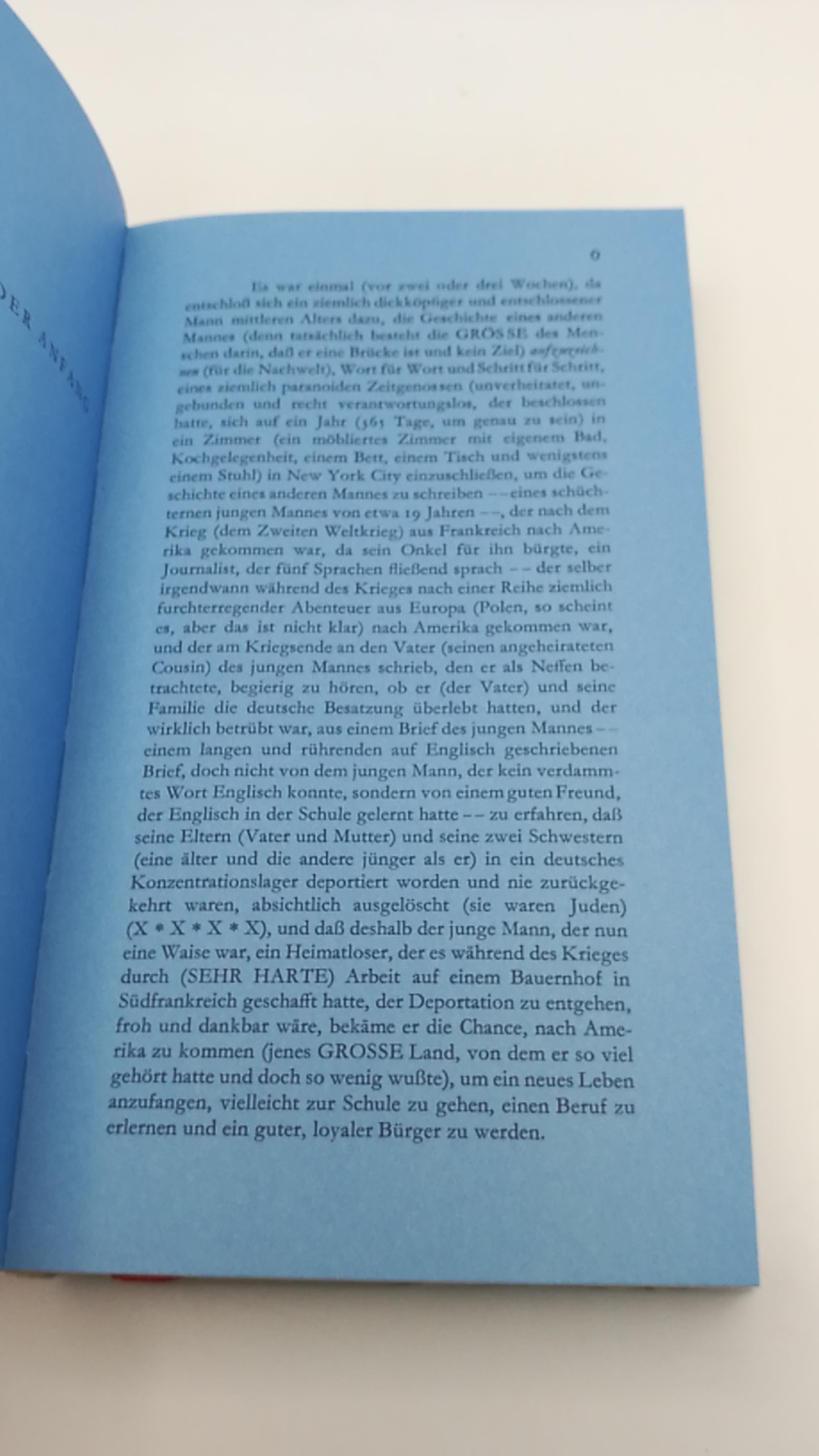 Federman, Raymond: Alles oder nichts. Aus dem Amerikanischen von Peter Torberg