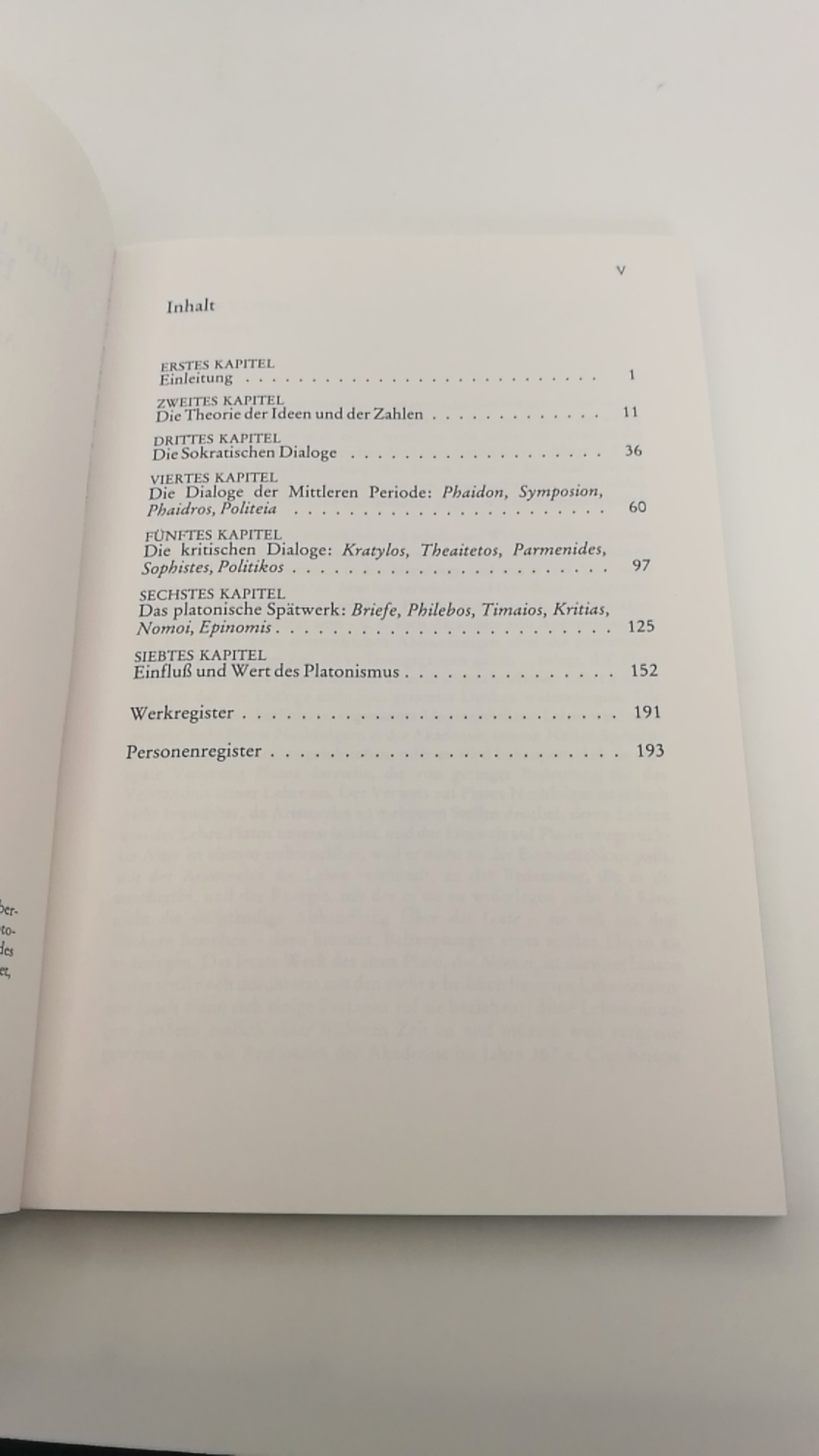 Findlay, John N.: Plato und der Platonismus Eine Einführung