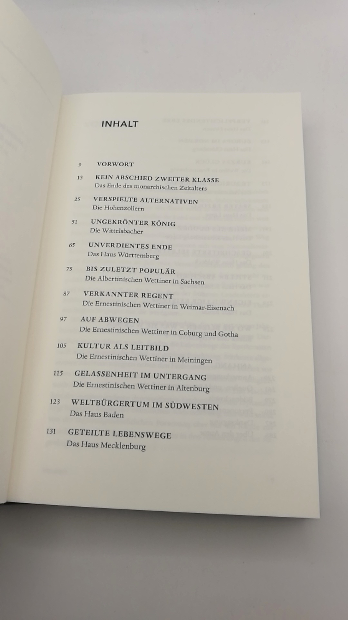 Kroll, Frank-Lothar: Fürsten ohne Thron Schicksale deutscher Herrscherhäuser im 20. Jahrhundert