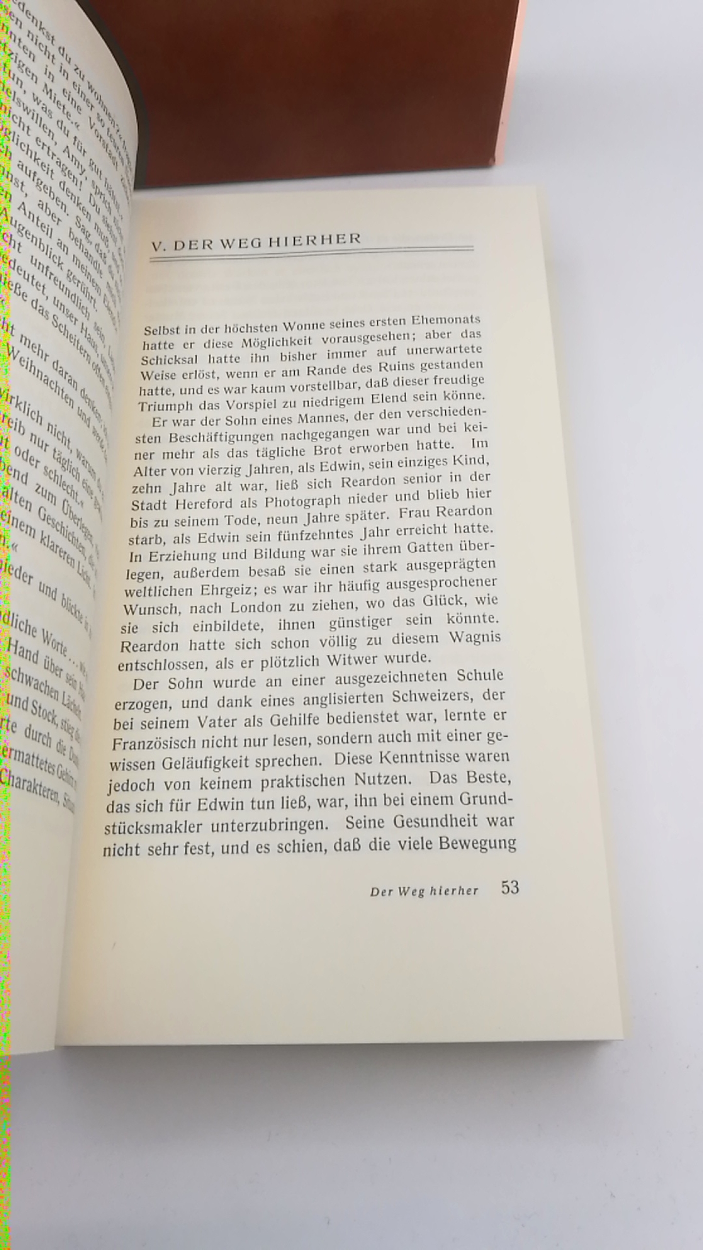 George Gissing: Zeilengeld (ohne die Beigabe. Karte mit dem Portrait von George Gissing). Die Andere Bibliothek. Herausgegeben von Hans Magnus Enzensberger. Limitierte Vorzugsausgabe. 999 Exemplare (hier nicht nummeriert). Aus dem Englischen von Adele Ber