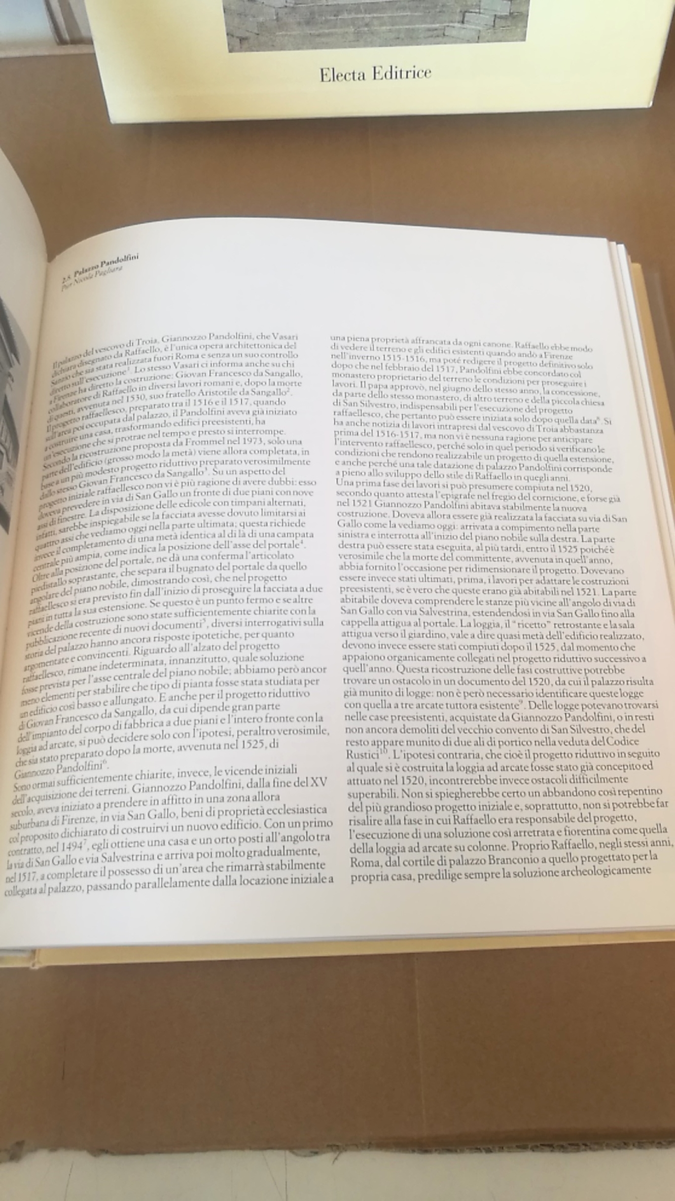 C.L. Frommel et. al.: Rafaello Architetto La sezione "Raffaello e l´antico" e stata curata da H. Burns e A. Nesselrath