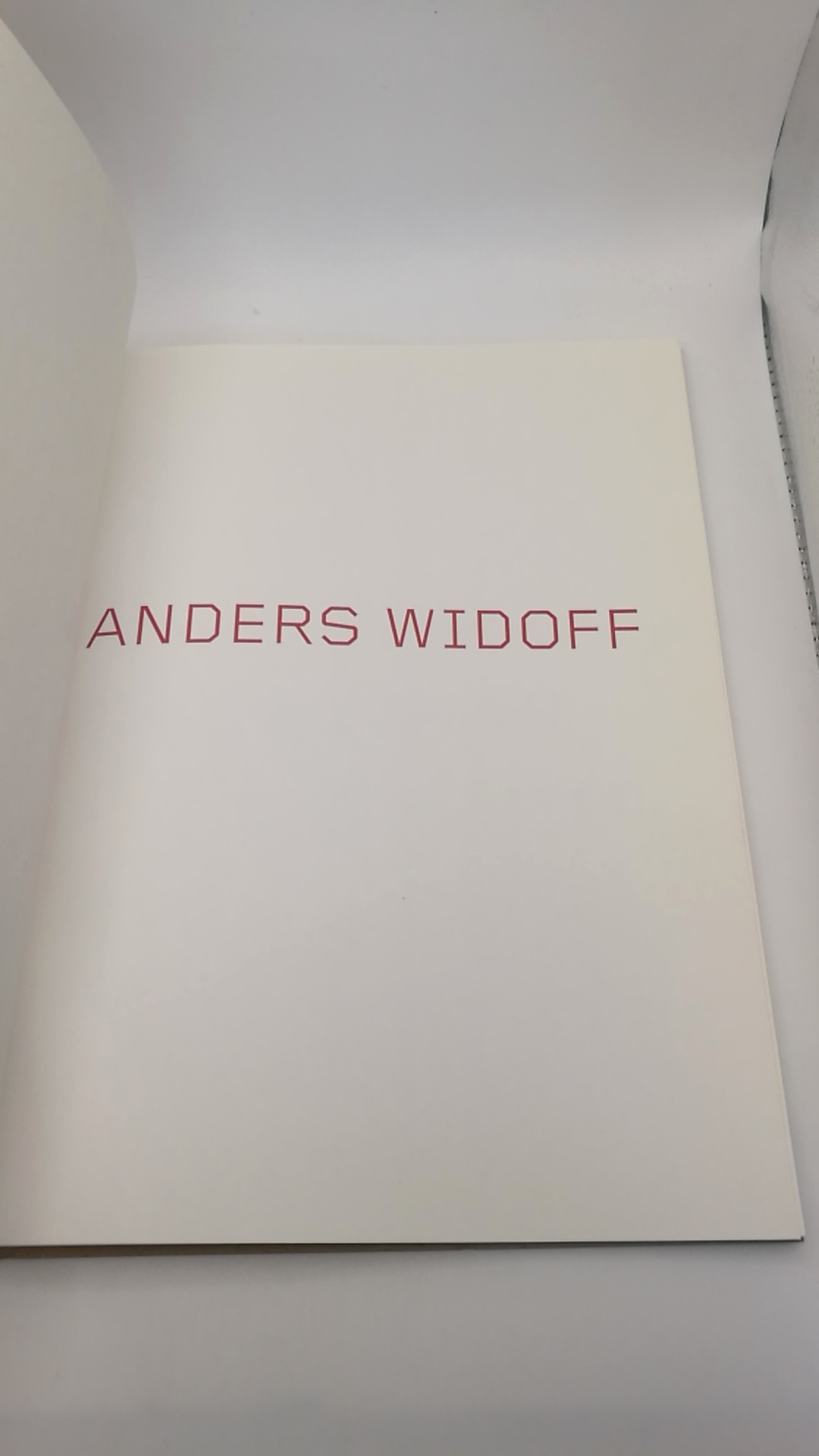 Galleri Charlotte Lund (Hrsg.): Anders Widoff: A view called voice (small works)