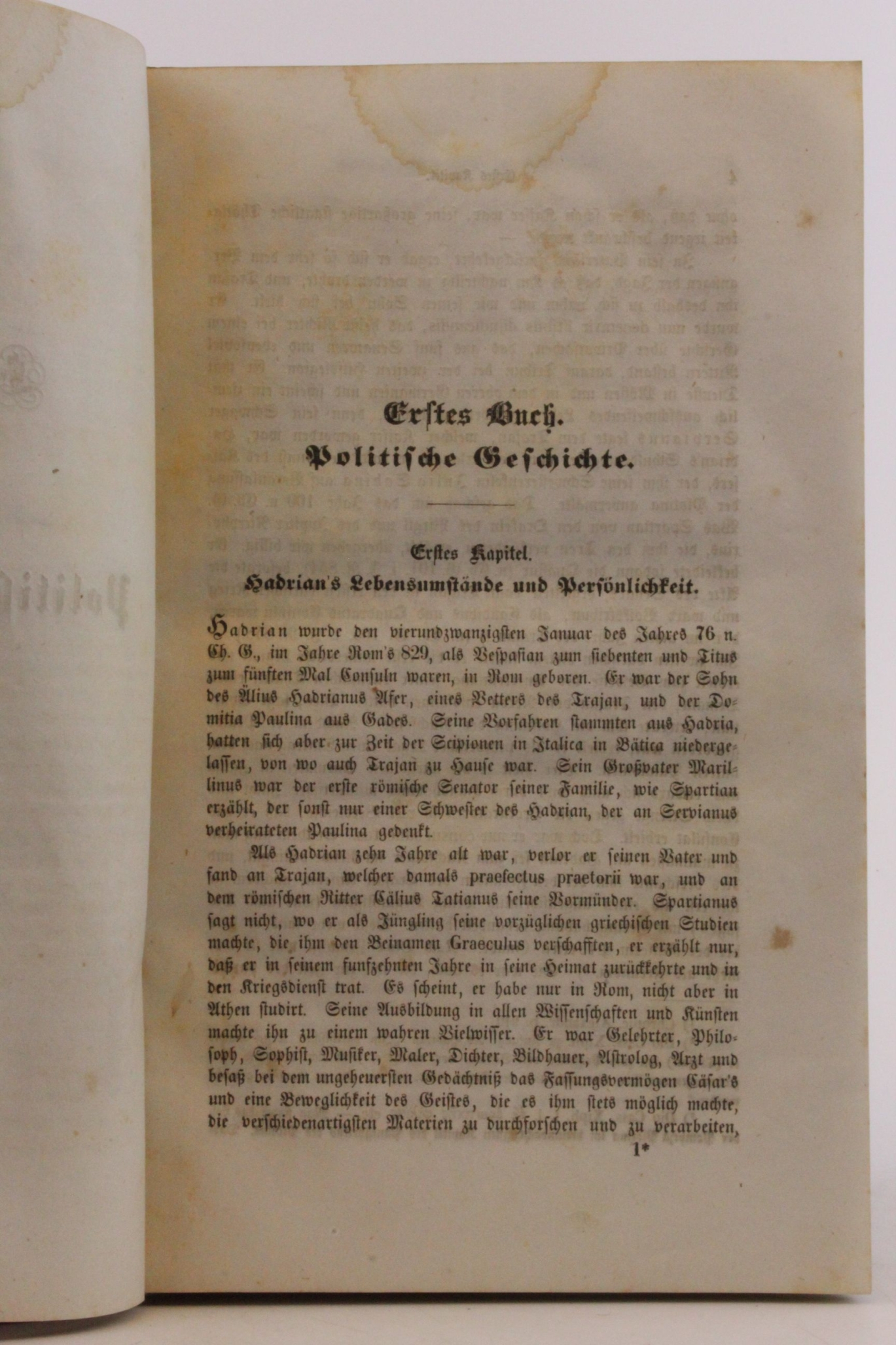 Gregorovius, Ferdinand: Geschichte des römischen Kaisers Hadrian und seiner Zeit