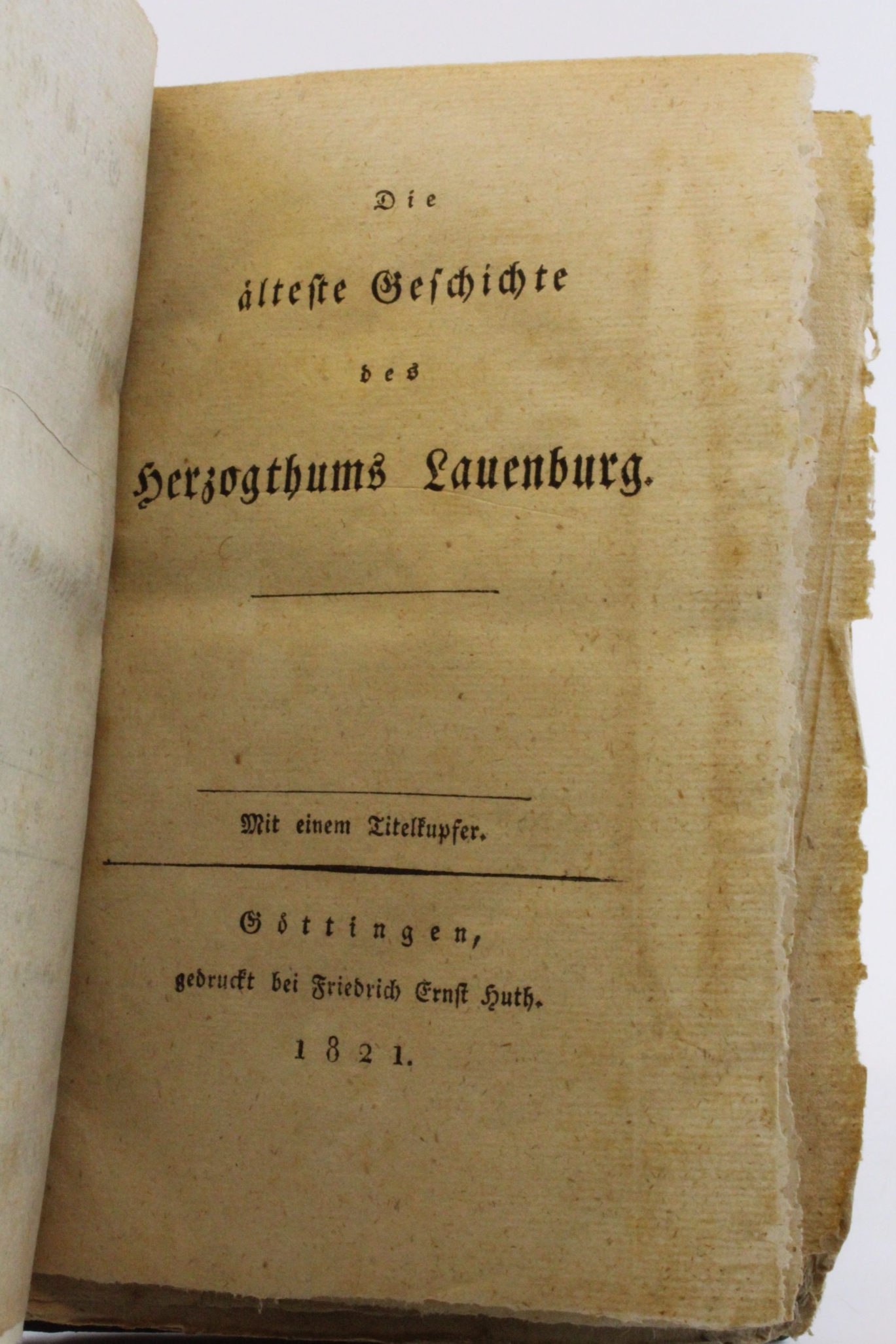 Kobbe, Peter von: Geschichte des Herzogthums Lauenburg Erster Theil