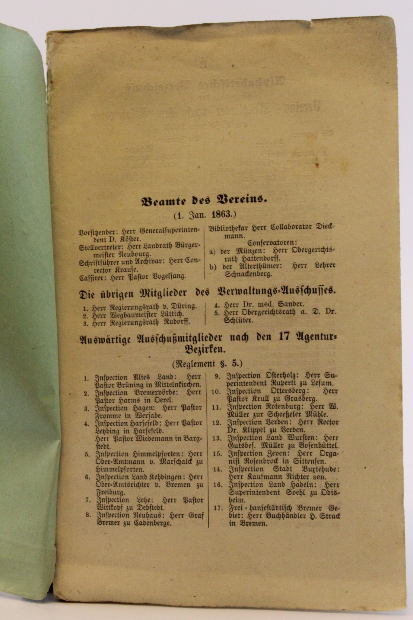 Krause, K. E. H. (Hrsg.): Archiv des Vereins für Geschichte und Alterthümer der Herzogthümer Bremen und Verden und des Landes Hadeln zu Stade 1. 1862