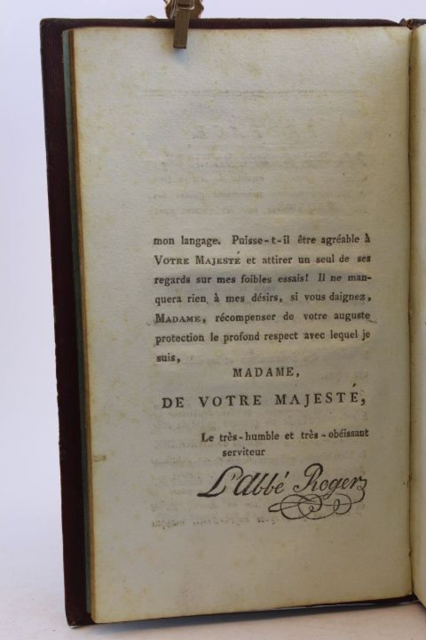 Roger,, L´Abbé: Lettres sur les différens sujets qui se rencontrent dans la vie, précédées de remarques propres a enseigner la maniere de les composer par L´ABBÉ ROGER, attaché a la Pagerie Royale.