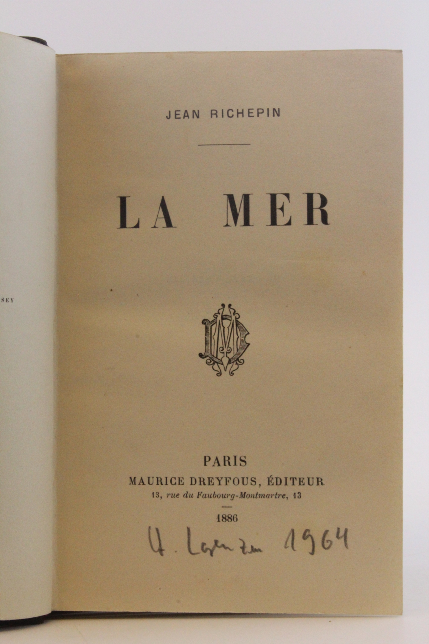 Richepin, Jean: La Mer