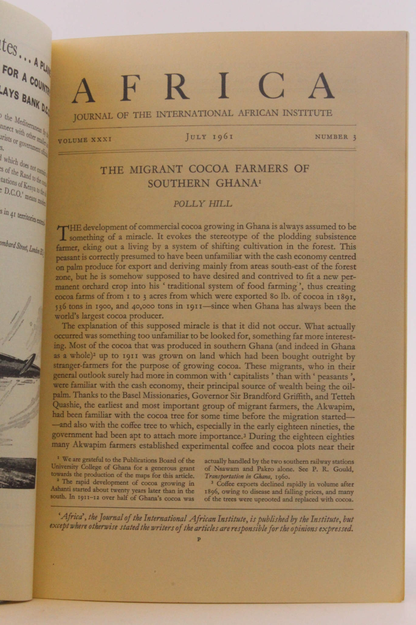 Forde, Daryll u. Barbara Pym: Africa, 60 Teile Zeitschrift selten ! Journal of the International African Insitute