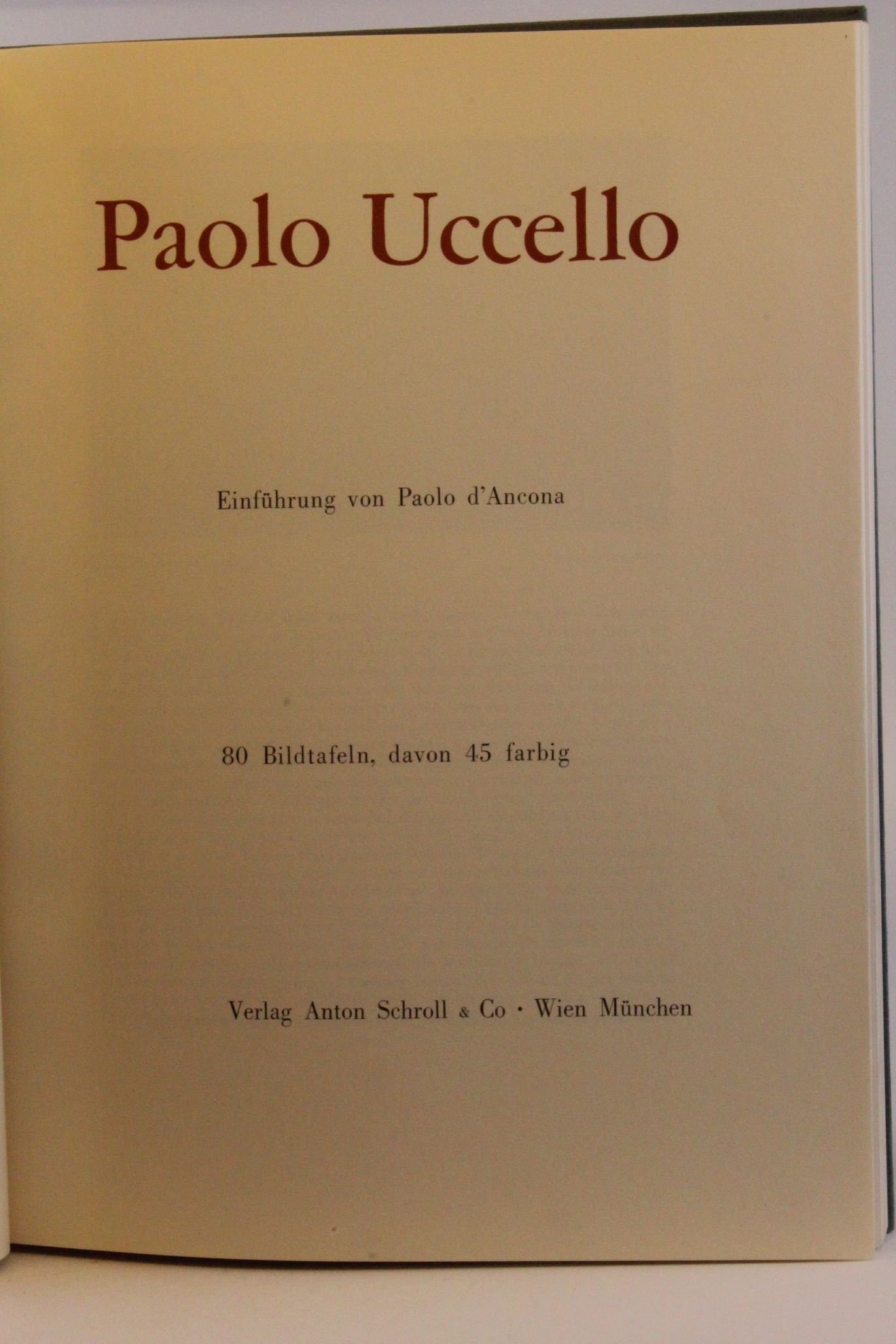 Ucello, Paolo, P. d'Ancona: Paolo Uccello