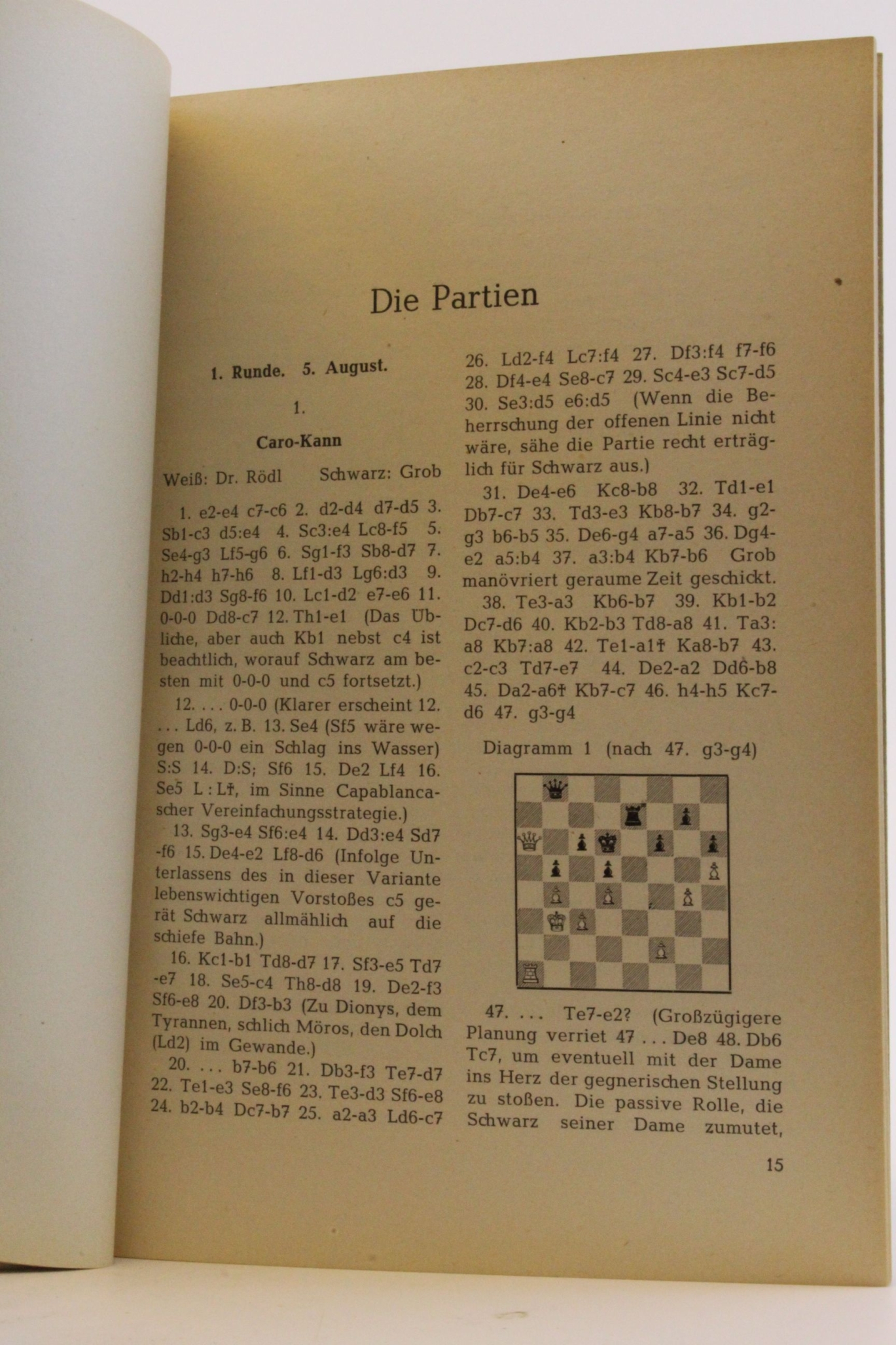 Michel, Paul: Internationales Schachturnier. Bad Nauheim 1935