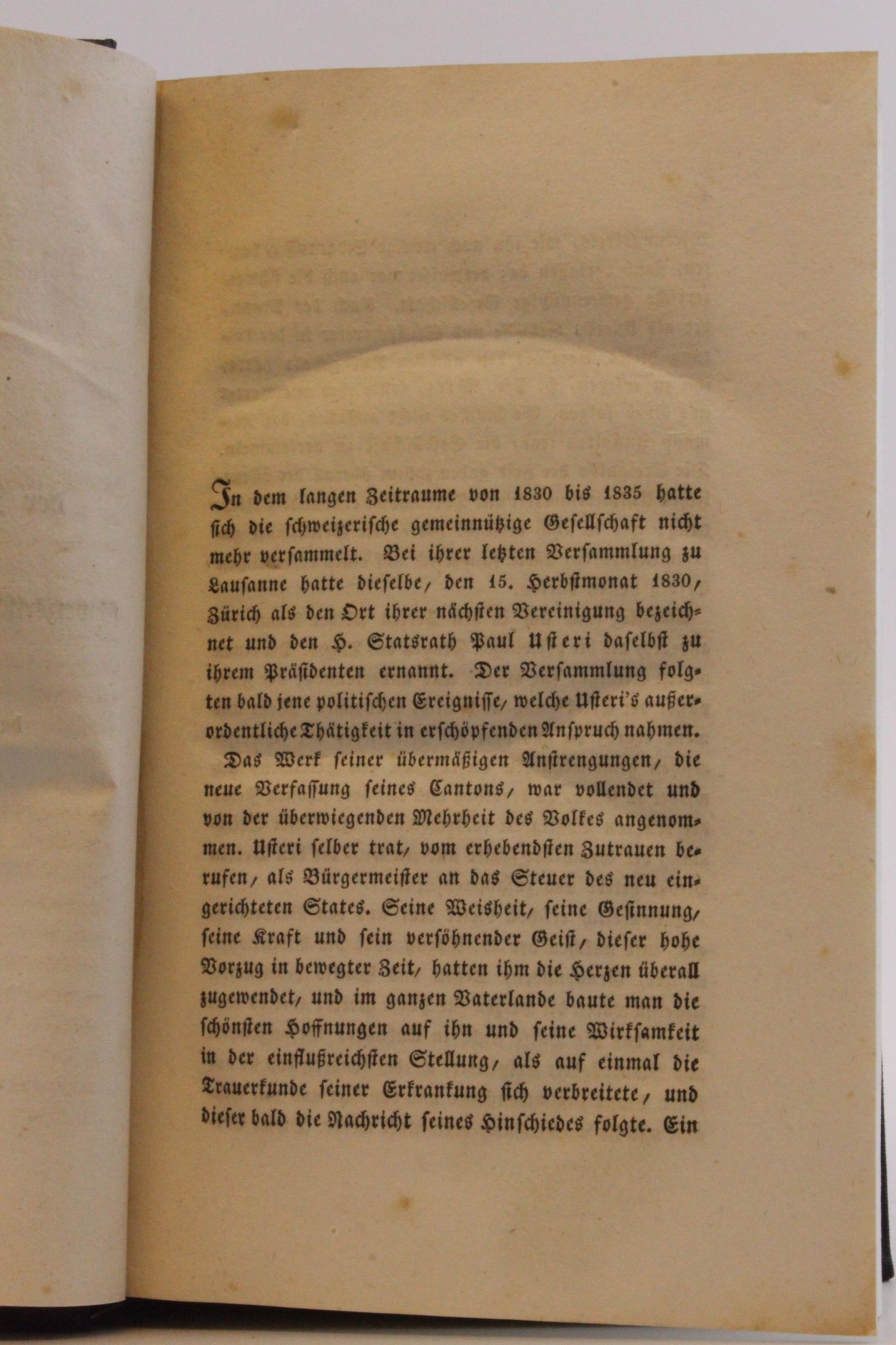 Schweizerische gemeinnützige Gesellschaft (Hrsg.): Neue Verhandlungen der schweizerischen gemeinnützigen Gesellschaft über Erziehungswesen, Gewerbsfleiss und Armenpflege. Des achten Theiles erste Abtheilung: Die Verhandlungen. Zweite Abtheilung: Nekrologe