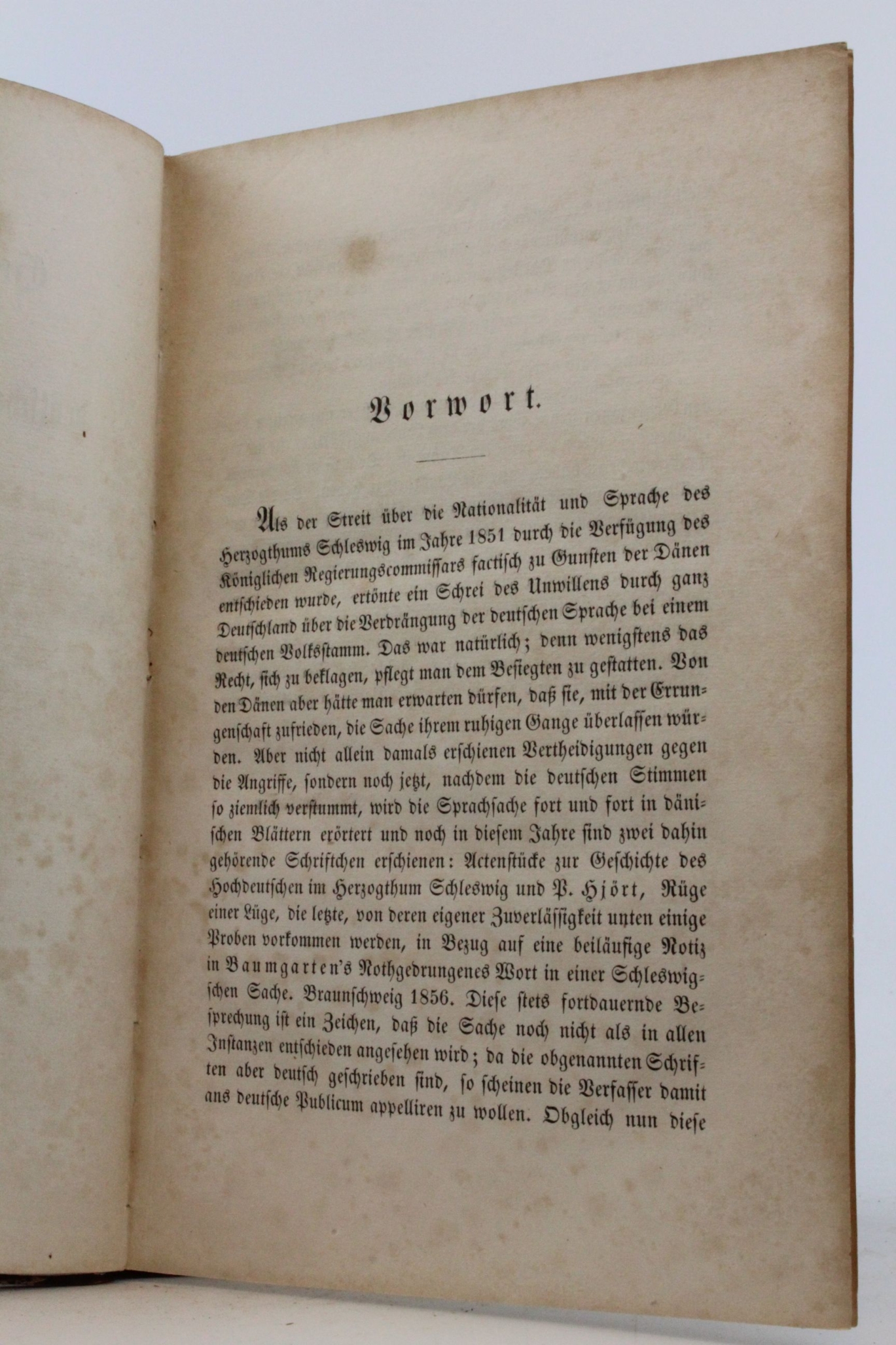 Nordschleswiger (Jessen / Valentiner, Ch. P. / Dr. ph. W.: Gegensätze und Kämpfe der deutschen und der dänischen Sprache Das Dänische Kirchenregiment im Herzogthum Schleswig