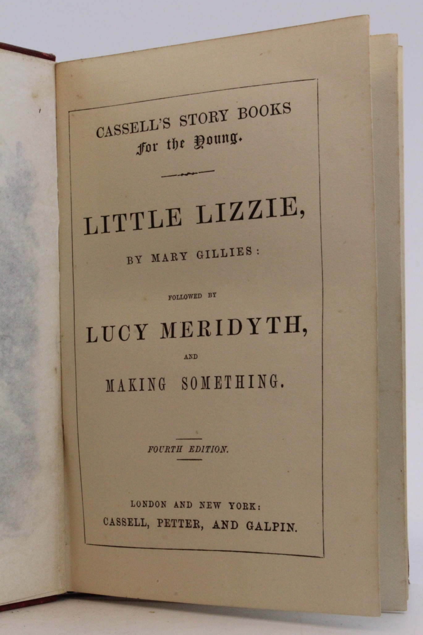 Gillies, Mary: Little Lizzie / Lucy Meridyth, and making something