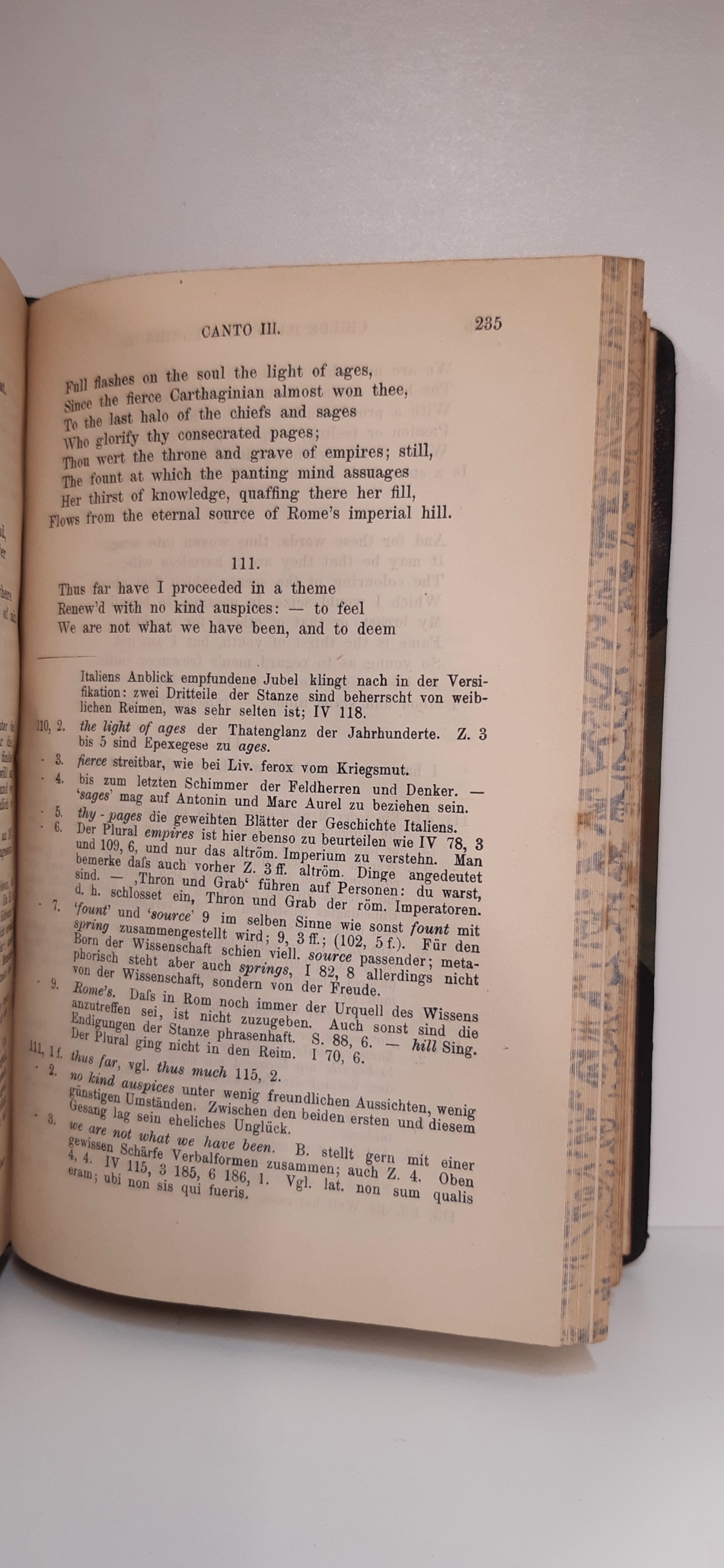 Lord Byron; August Mommsen: Lord Byron. Childe Harold's Pilgrimage. A romaunt.
Erklärt von A. Mommsen