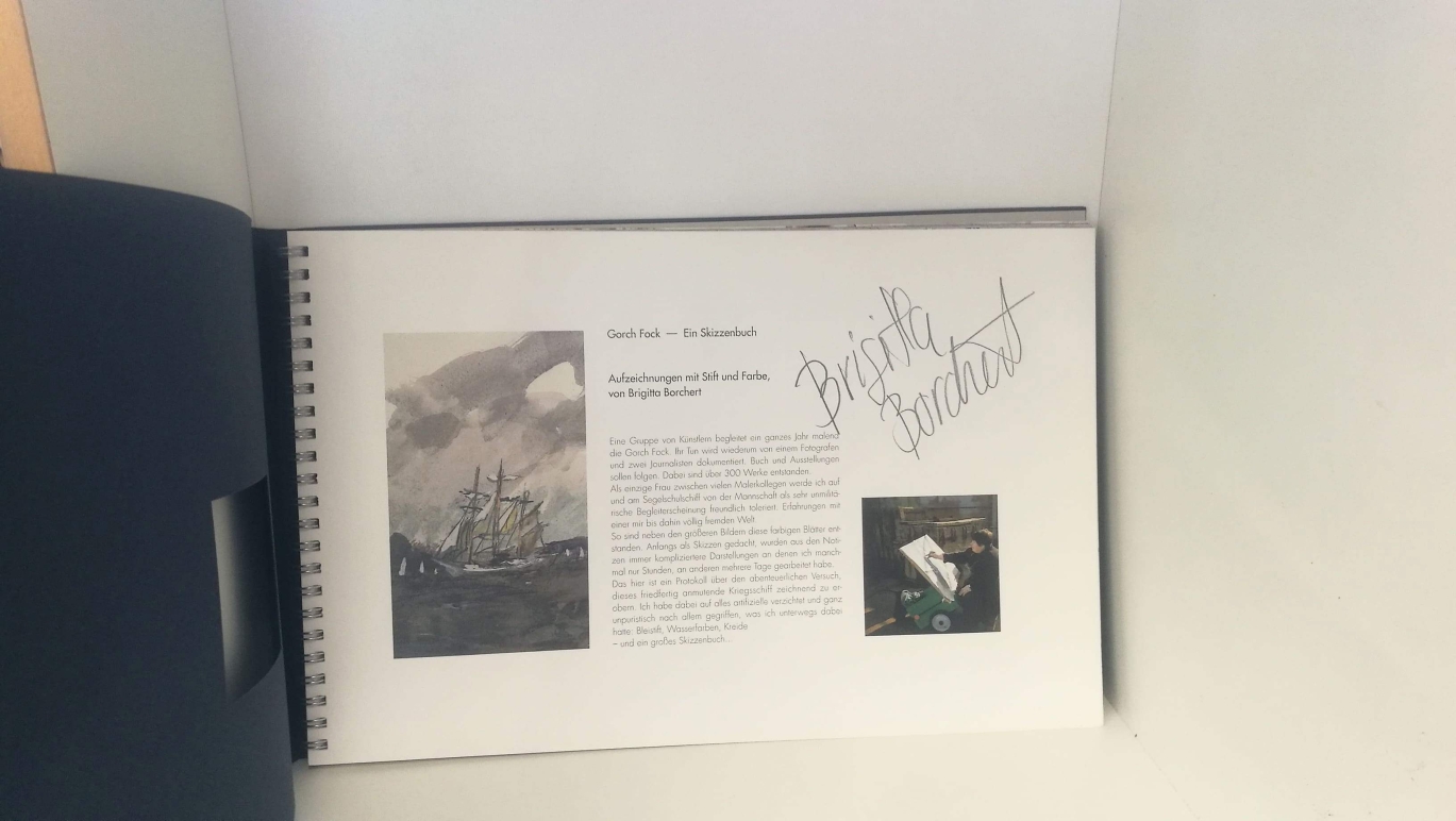 Bochert, Brigitta: Gorch Fock. Ein Skizzenbuch. Aufzeichnungen mit Stift und Farbe, von Brigitta Bochert