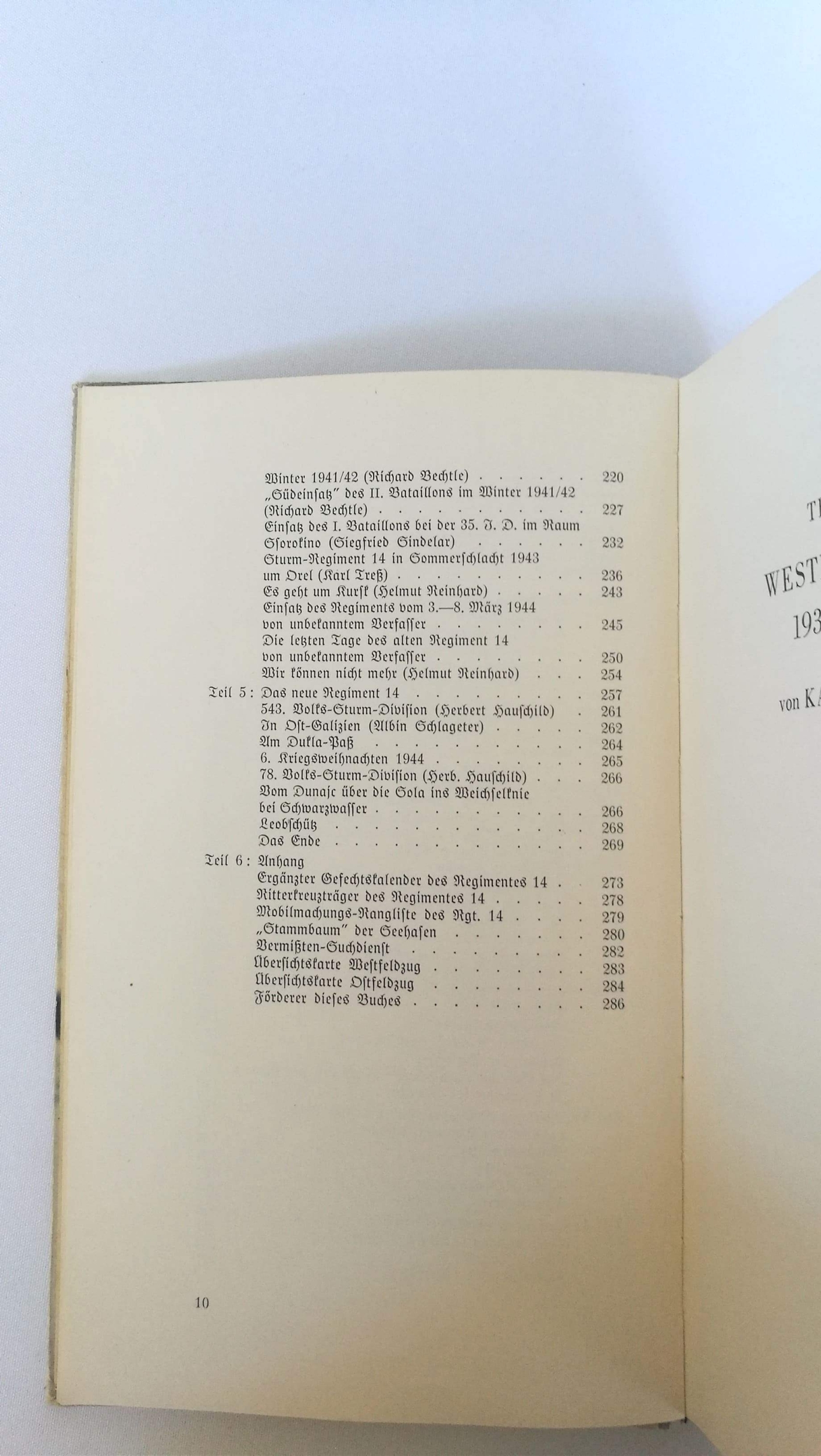 Karl Tress: Das Infanterie- und Sturm-Regiment 14 im zweiten Weltkrieg Herausgegeben von der Kameradschaft ehemaliger
114er und 14er