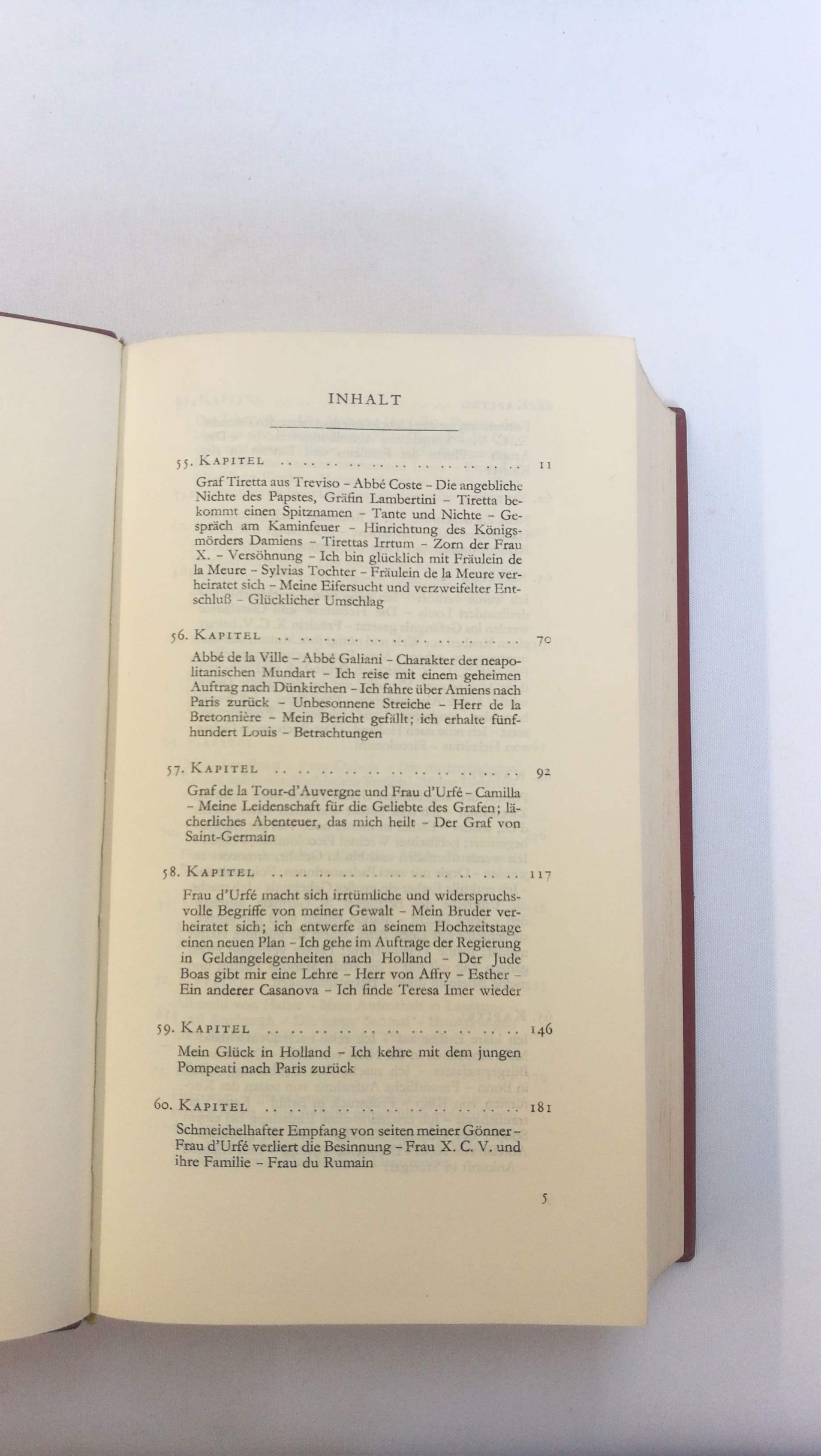 Giacomo Casanova: Memoiren. Vollständig übertragen von Heinrich Conrad 1.-3. Band Dünndruckausgabe. Einband von G. Lachenmaier. Reutlingen, Einbandgestaltung: Boris A. Pfützner