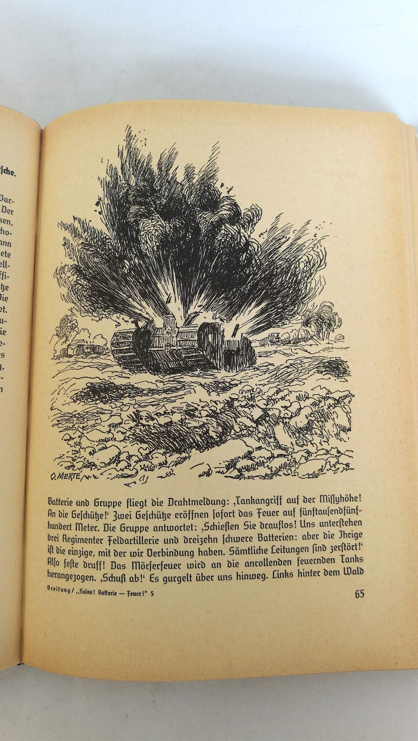 Breitung, Anton: Salve. Batterie - Feuer. Ein Buch von der deutschen Artillerie im Weltkrieg. Nach persönlichen Erlebnissen und Erinnerungen