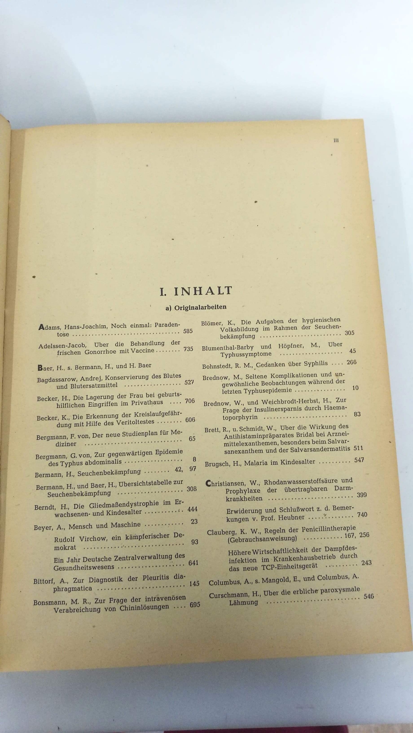 Konitzer (Hrsg.), P.: Das deutsche Gesundheitswesen. Jahrgang 1 / Heft 1 - 24, 1946. Herausgegeben von der Deutsche Wirtschaftskomission für die sowjetische Besatzungszone, Hauptverwaltung Gesundheitswesen, Berlin.