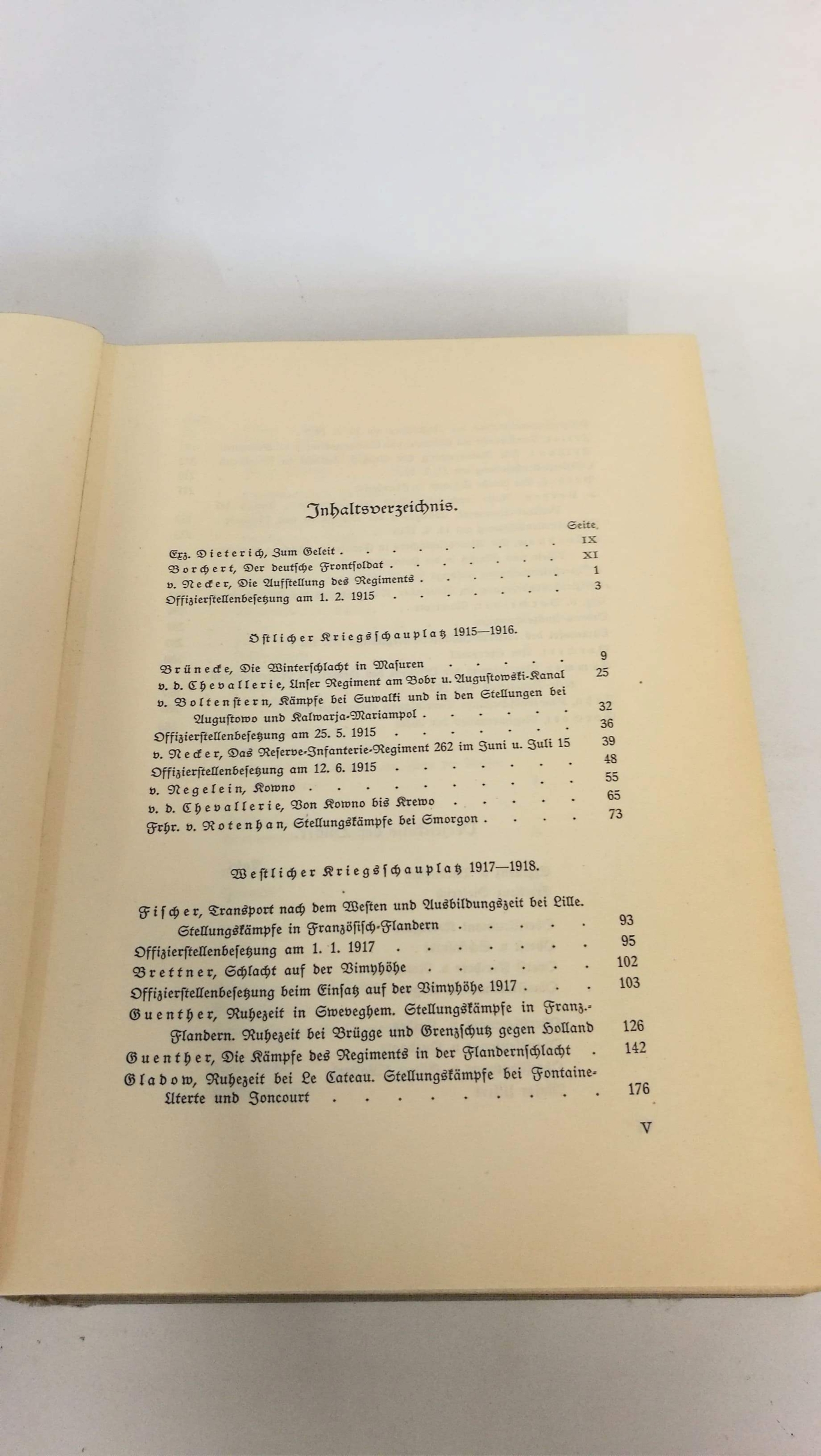 Fischer, Rudolf: Das Reserve-Infanterie-Regiment Nr. 262. 1914-1918. Nach den Kriegstagebüchern und Einzelaufzeichnungen unter Mitarbeit zahlreicher Kameraden des Regiments bearbeitet. Reihe: Aus Deutschlands grosser Zeit, Heldentaten dt. Regimenter, 90. 