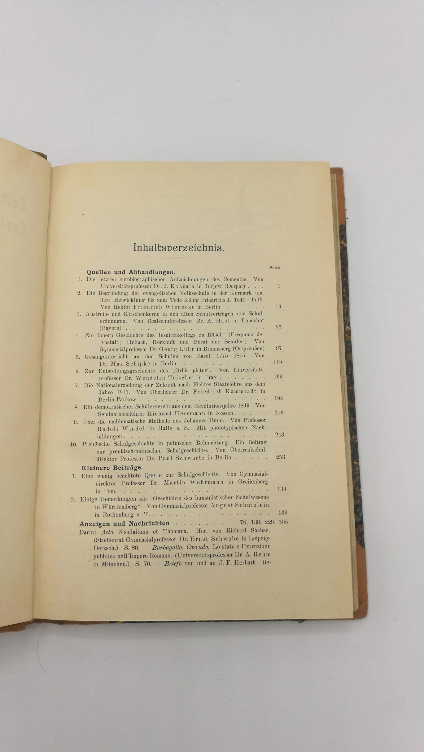 Hermann (Hrsg.), Max: Zeitschrift für Geschichte der Erziehung und des Unterrichts Neue Folge der Mitteilungen der Gesellschaft für deutsche Erziehungs- und Schulgeschichte. DRITTER JAHRGANG