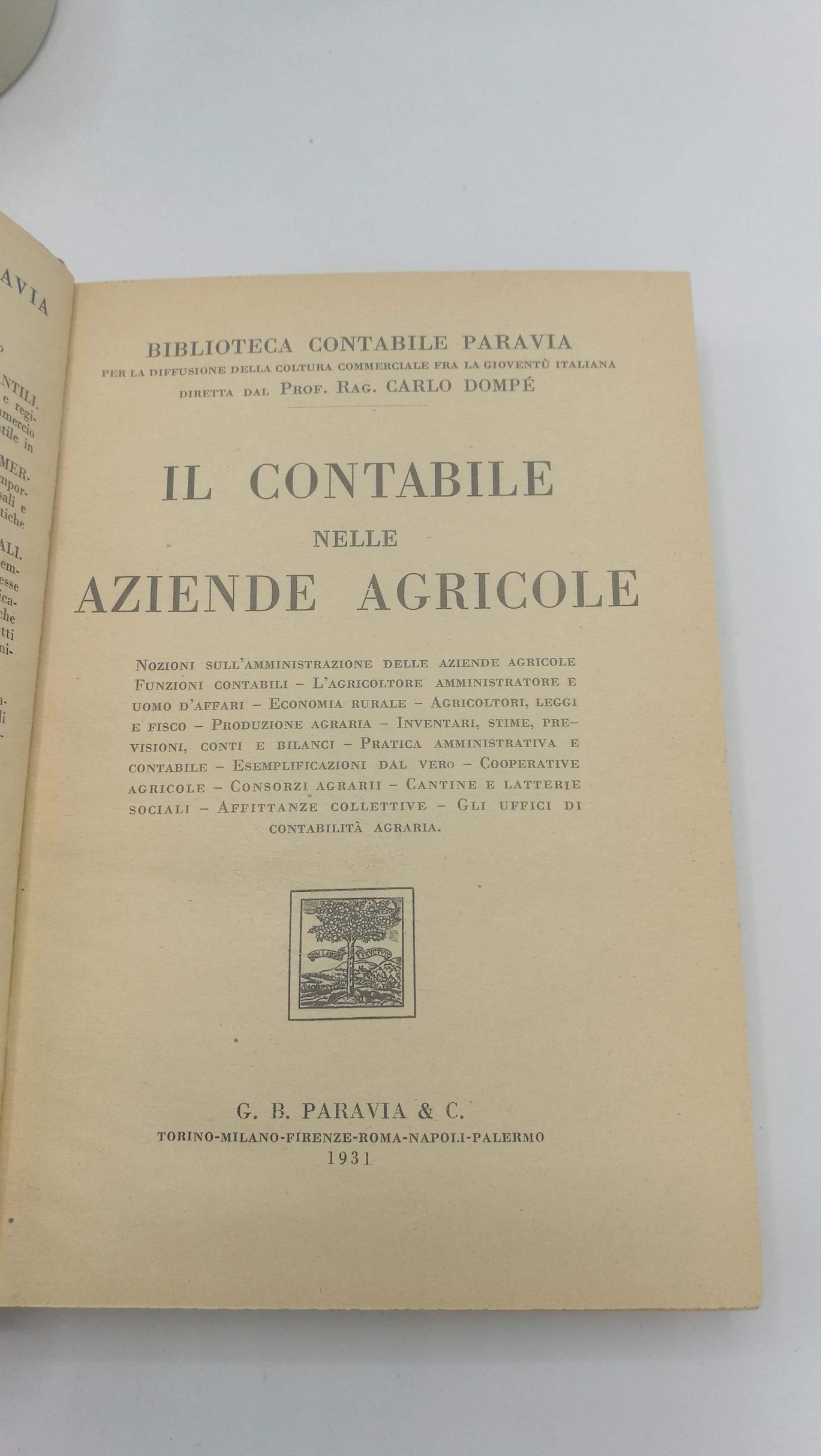 ohne Autor: Il Contabile nelle Aziende Agricole