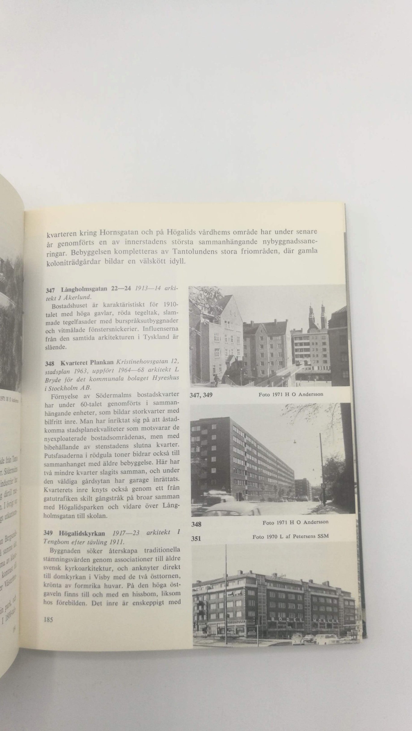 Andersson, Henrik O.: Stockholms byggnader En bok om arkitektur och stadsbild i Stockholm