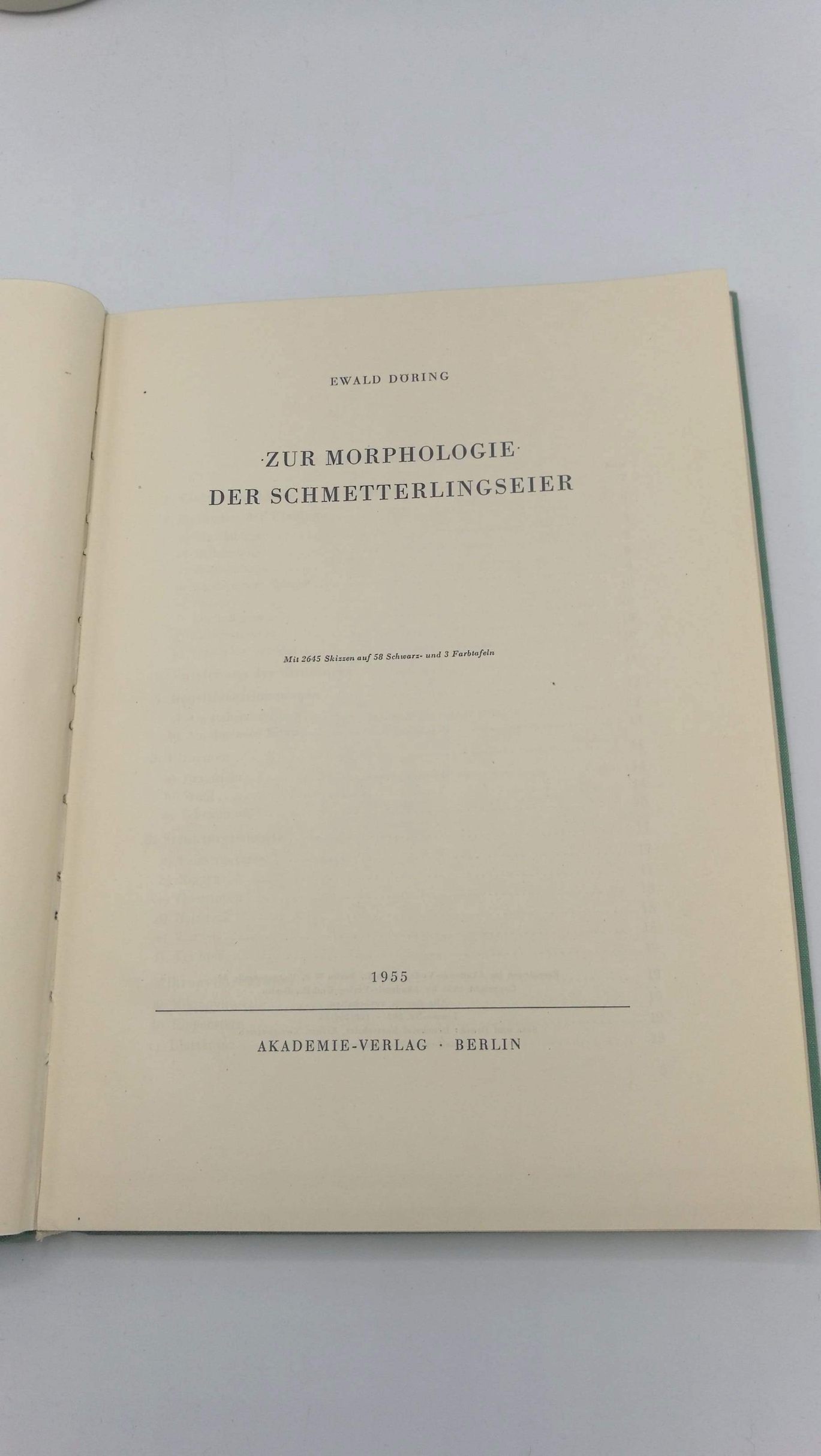 Döring, Ewald: Zur Morphologie der Schmetterlingseier. 