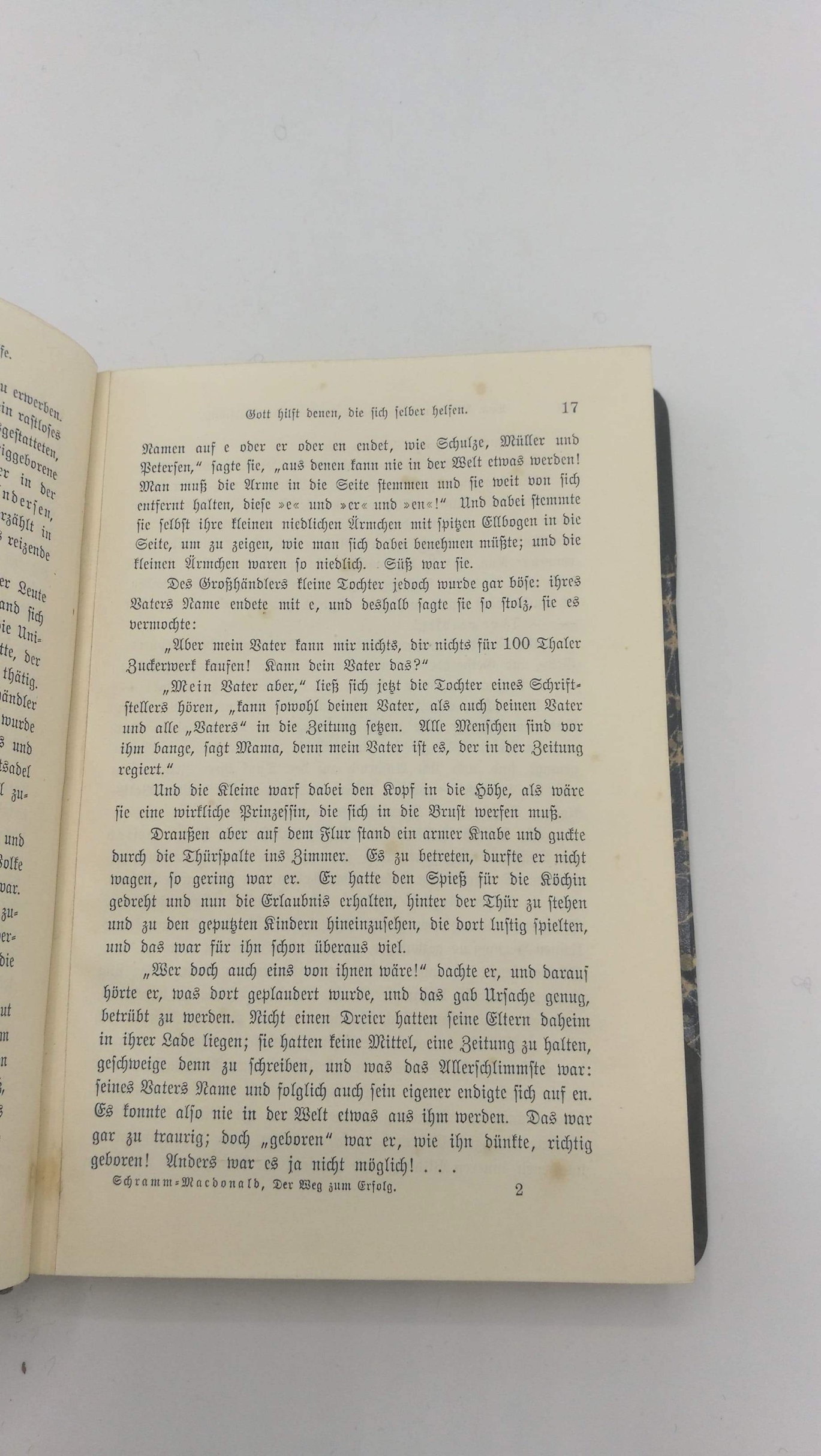 Schramm-Macdonald, Hugo: Der Weg zum Erfolg durch eigene Kraft 