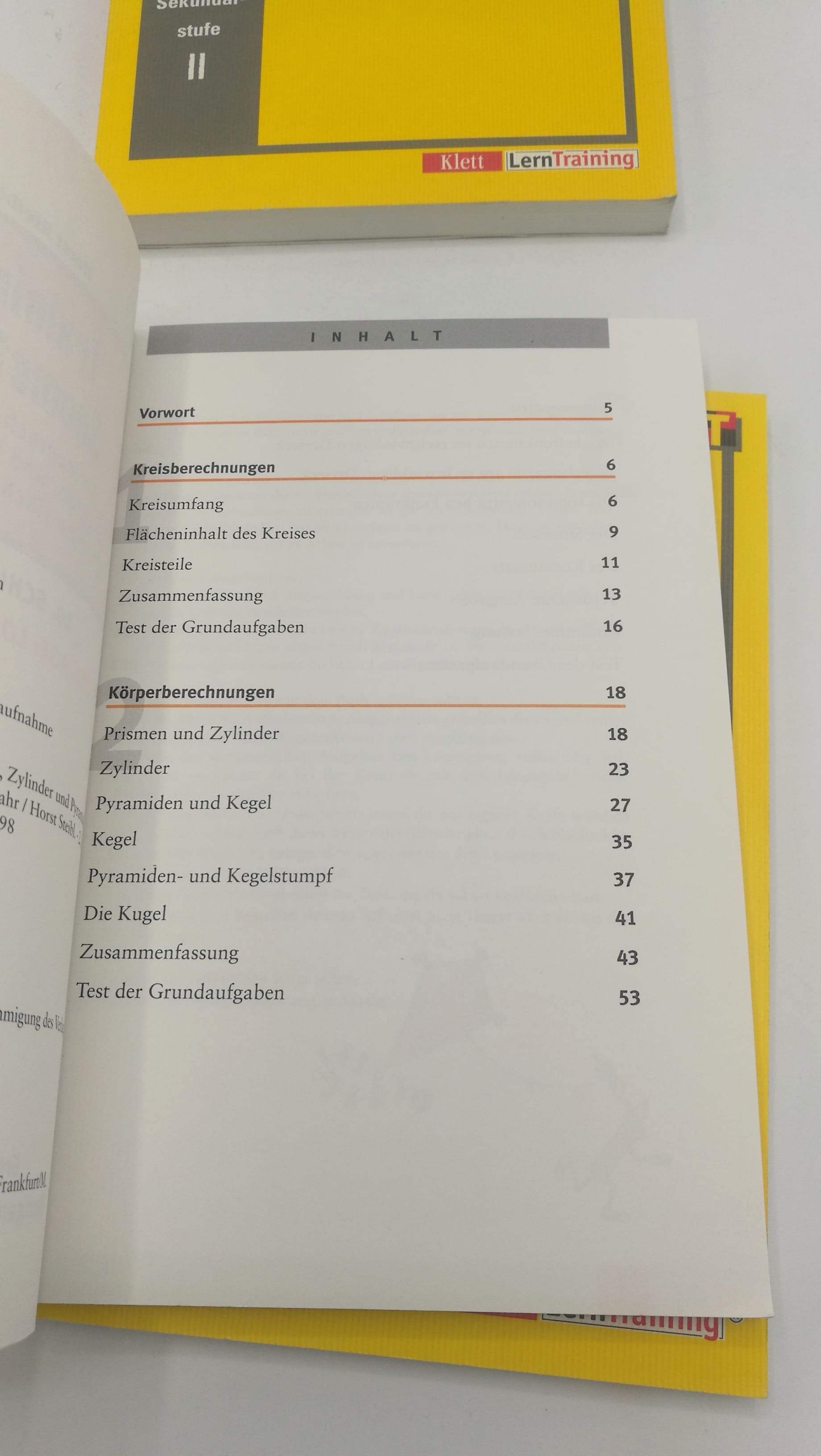 Arzt / Dahlke / Steibl, Kurt / Eberhard / Horst: Konvolut aus drei Bänden: Training Analysis / Training Algebra / Training Geometrie