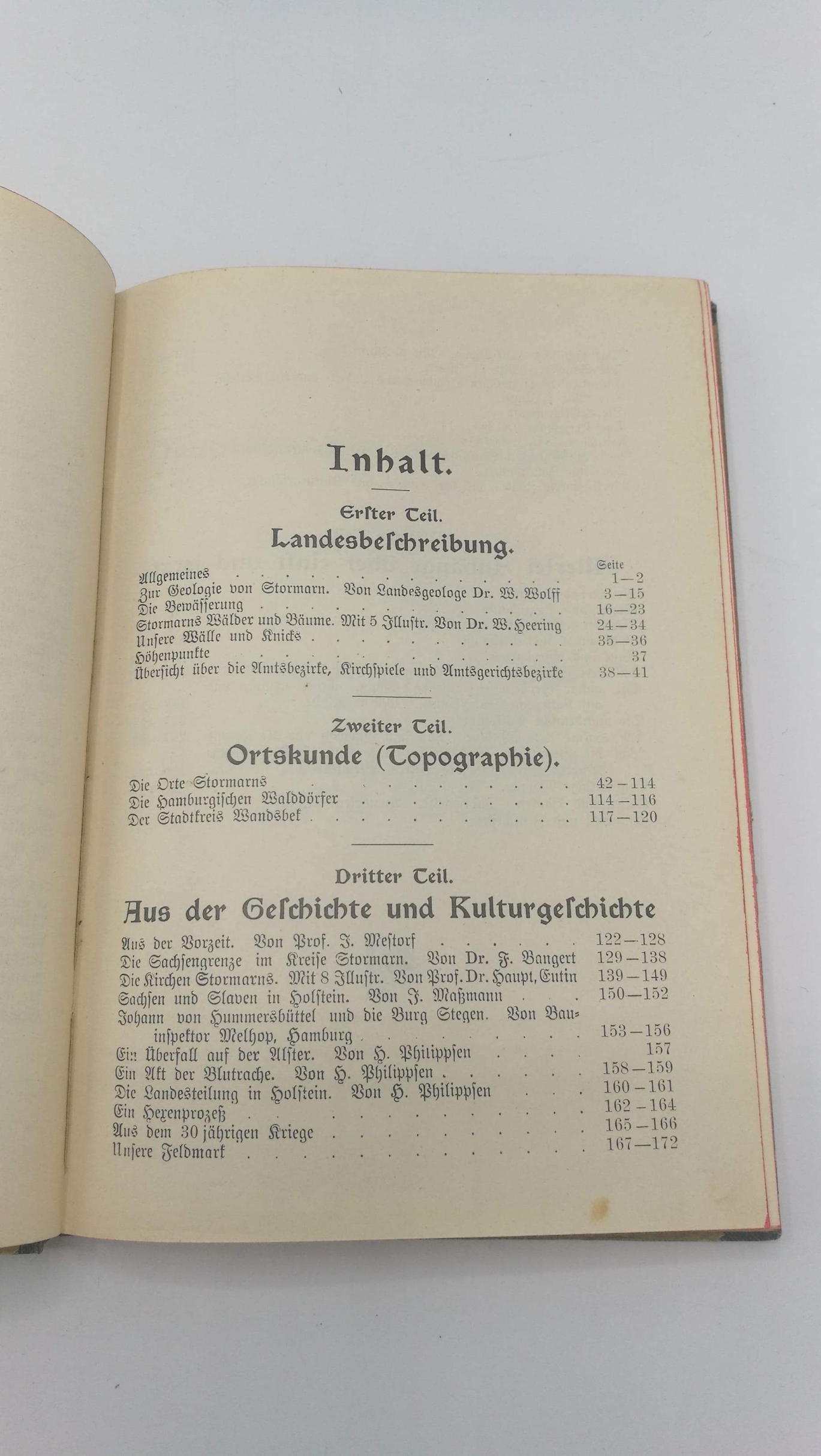 Frahm, Ludwig: Stormarn und Wandsbek Große Ausgabe der Heimatkunde 