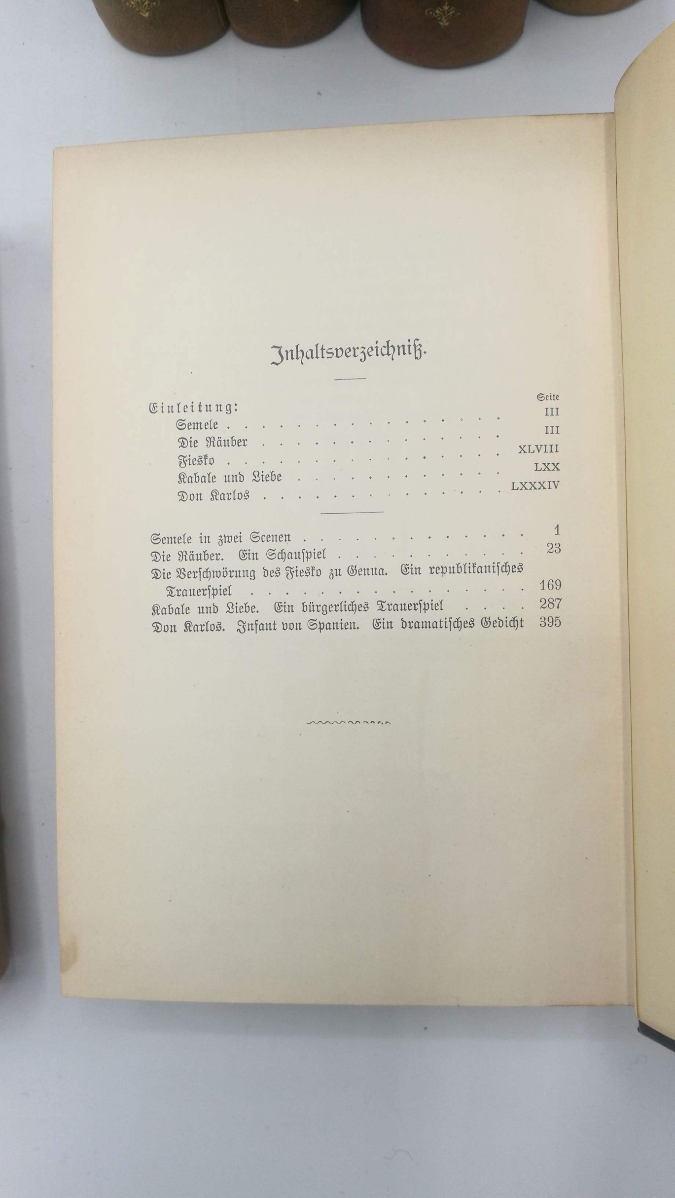 Borberger (Hrsg.), Robert: Schiller's Werke. Mit Lebensbeschreibung, Einleitung und Anmerkungen. 1. - 6. Band (vollst.) 