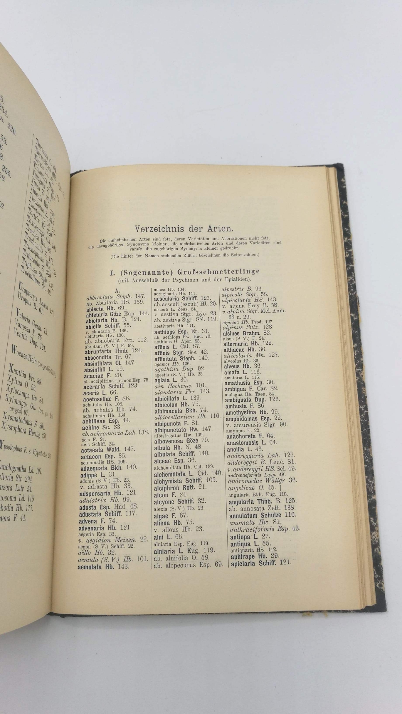 Reutti, Karl: Übersicht der Lepidopteren-Fauna des Grossherzogtums Baden gemeinschaftl. mit Adolf Meess hrsg. von Arnold Spuler