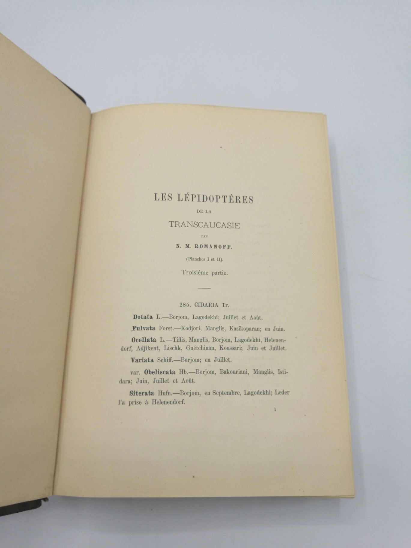 Romanoff, Nicholas Mikhailovich: Memoires sur les Lepidopteres. Les Lepidopteres de la Transcaucasie. Tome III (Band 3)