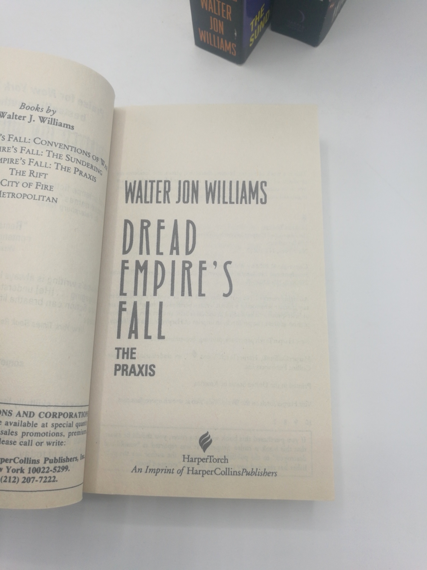 Williams, Walter Jon: Dread Empire's Fall. 3 Bände (vollst.)