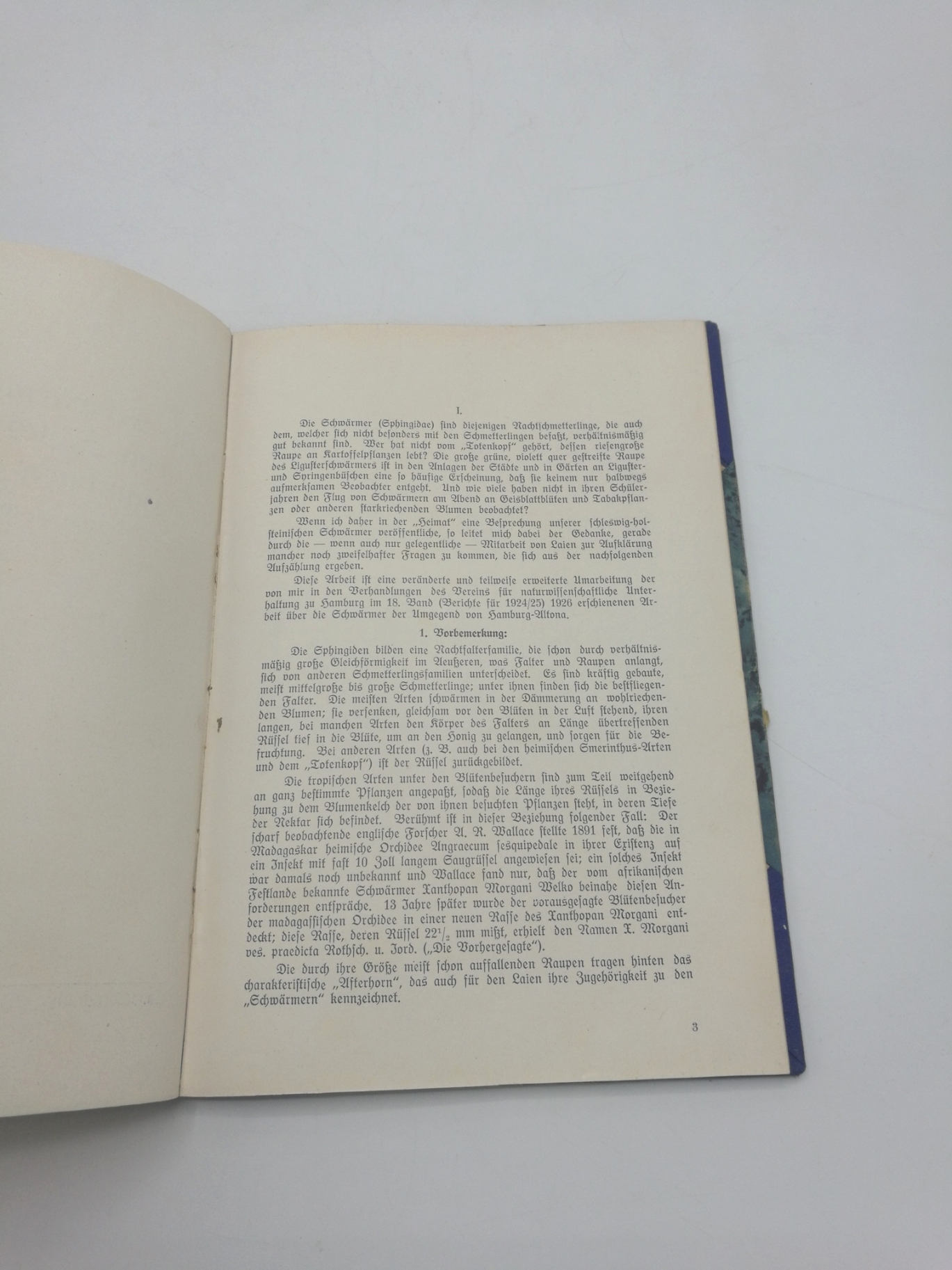 Warnecke, G.: Die Schwärmer (Sphingidae) von Schleswig-Holstein, Hamburg und Lübeck Sonderdruck aus "Die Heimat" von A. F. Jensen Kiel