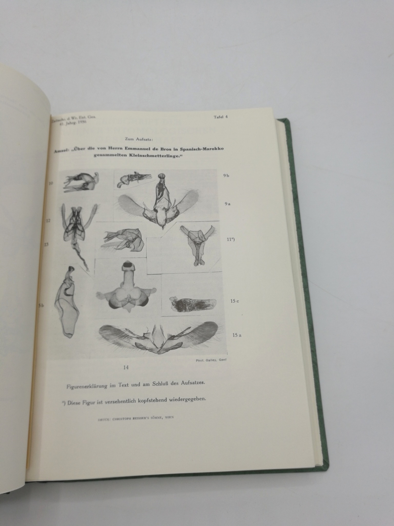 Wiener Entomologischen Gesellschaft (Hrsg.), : Zeitschrift d. Wiener Entomologischen Gesellschaft, 41. Jahrgang, 67. Band 1956, Nr 1-12 (=vollst.). Gebunden! 