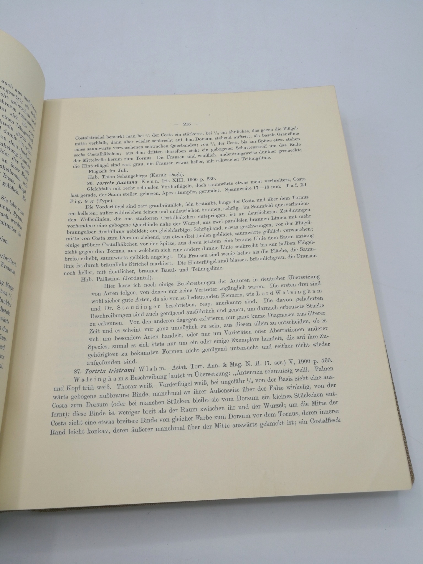 Kennel, Julius von: Die palaearktischen Tortriciden. Eine monographische Darstellung. Zoologica. Original-Abhandlungen aus dem Gesamtgebiete der Zoologie. Einundzwanzigster Band. Heft 54