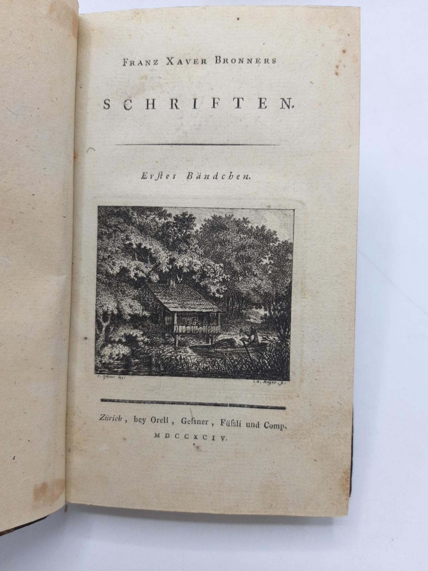 Bronner, Franz Xaver.: Schriften.