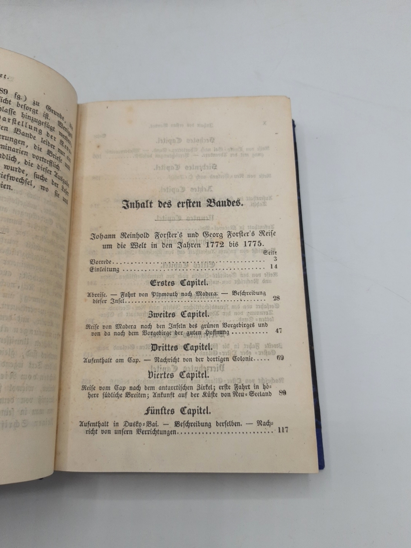 Forster, Georg: Georg Forster´s sämmtliche Schriften. Herausgegeben von dessen Tochter und begleitet mit einer Charakteristik Forster's von G.G. Gervinus. In neun Bänden.