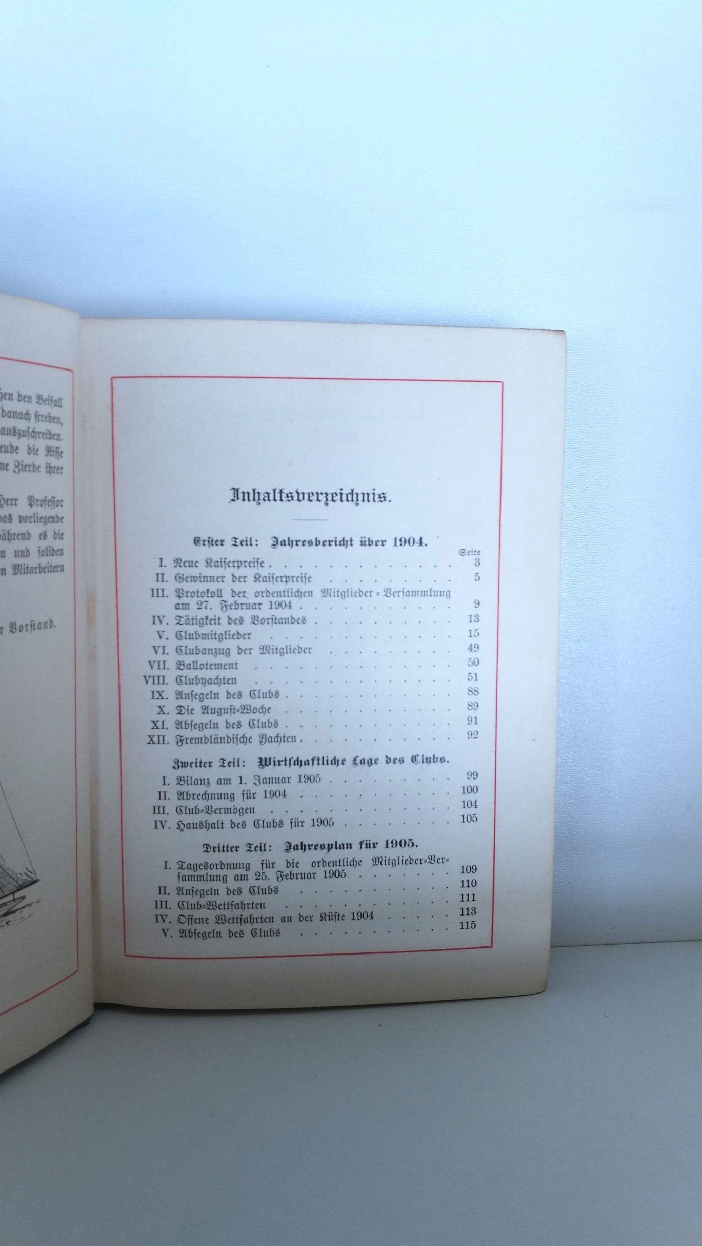 Vorstand des Kaiserlichen Yacht-Clubs (Hrsg.), : Jahrbuch des Kaiserlichen Yacht-Clubs für das vierzehnte Clubjahr 1905. 