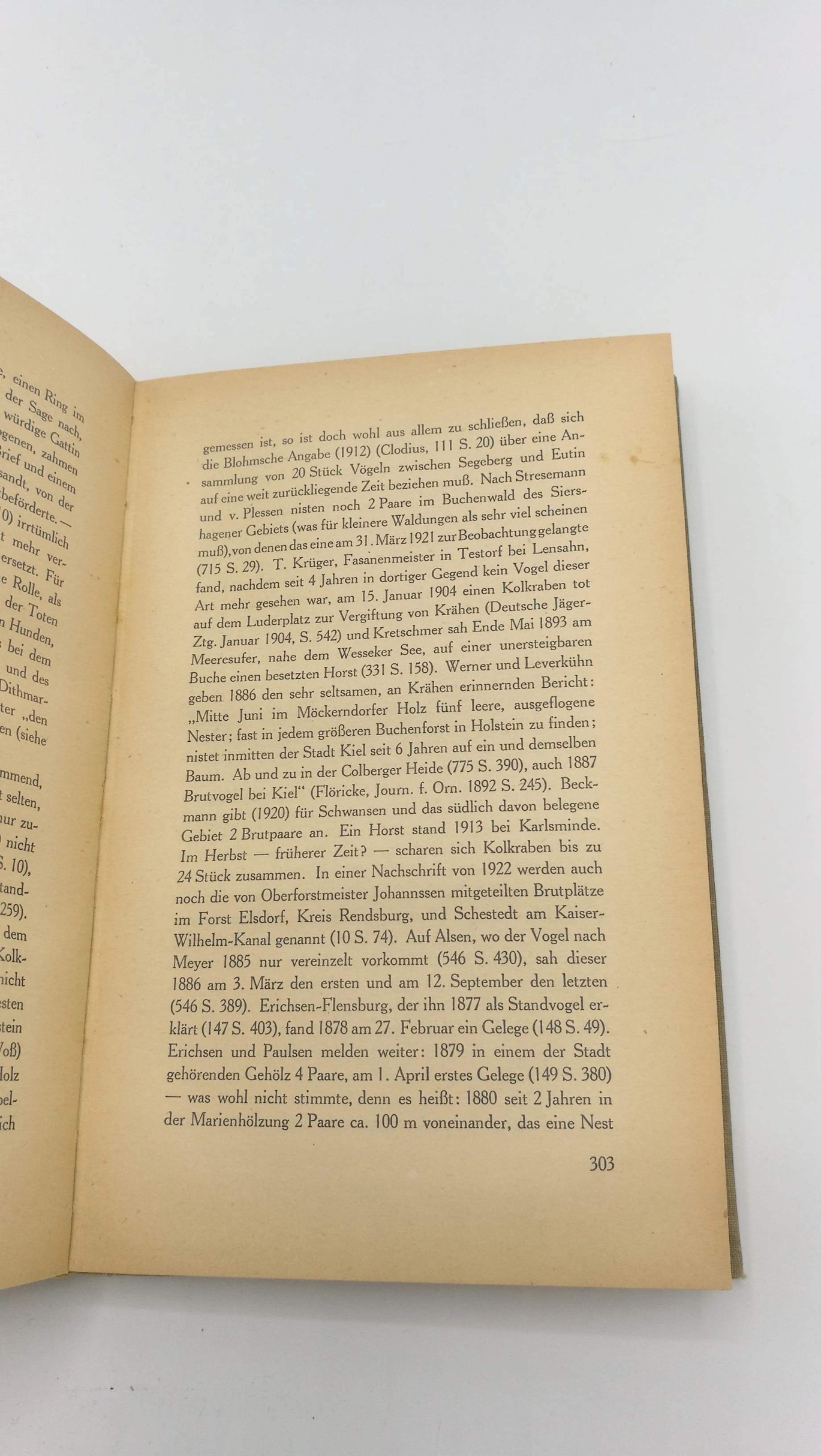 Krohn, H.: Die Vogelwelt Schleswig-Holsteins und ihre Erforschung im Verlauf von fünf Jahrhunderten von 1483 bis zur Gegenwart.