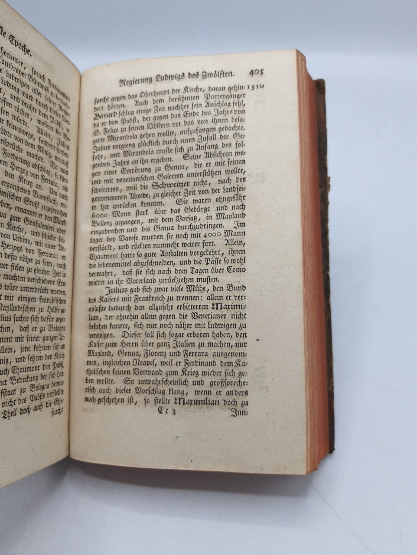 Meusel, Johann Georg: Die Allgemeine Welthistorie. Neue Historie XVIII. (18.) Band durch eine Gesellschaft von Gelehrten in Teuschland und Engelland ausgefertigt. In einem vollstaendigen und pragmatischen Auszuge.