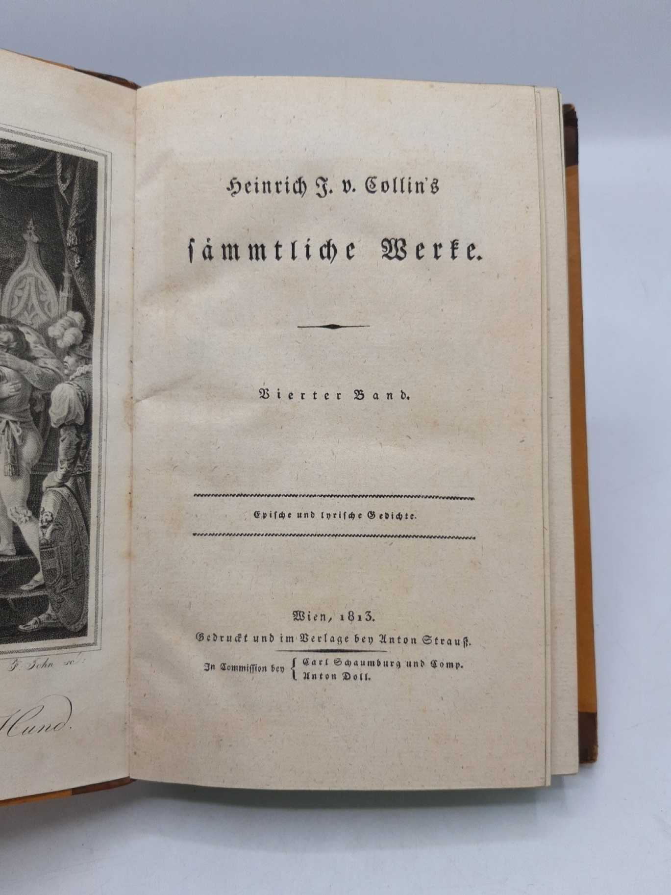 Collin, Heinrich J. von: Heinrich J. v. Collin's saemmtliche Werke. 4. Band 