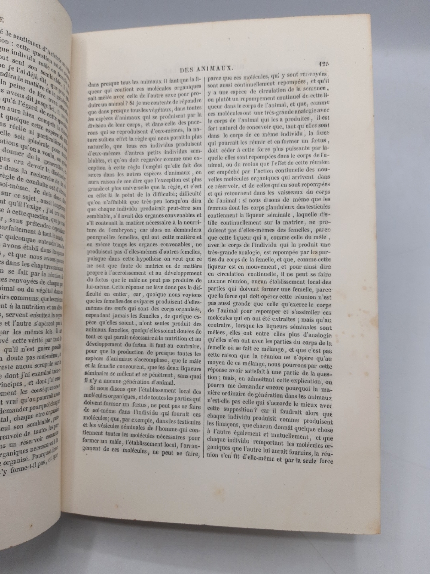 Buffon, [Louis Leclerc de]: Oeuvres completes de Buffon, avec des extraits de Daubenton. Et la classification de Cuvier. Tome Troisieme, I. Mammiferes