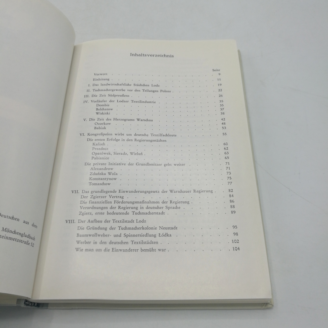 Heike, Otto: Aufbau und Entwicklung der Lodzer Textilindustrie. Eine Arbeit deutscher Einwanderer in Polen für Europa 