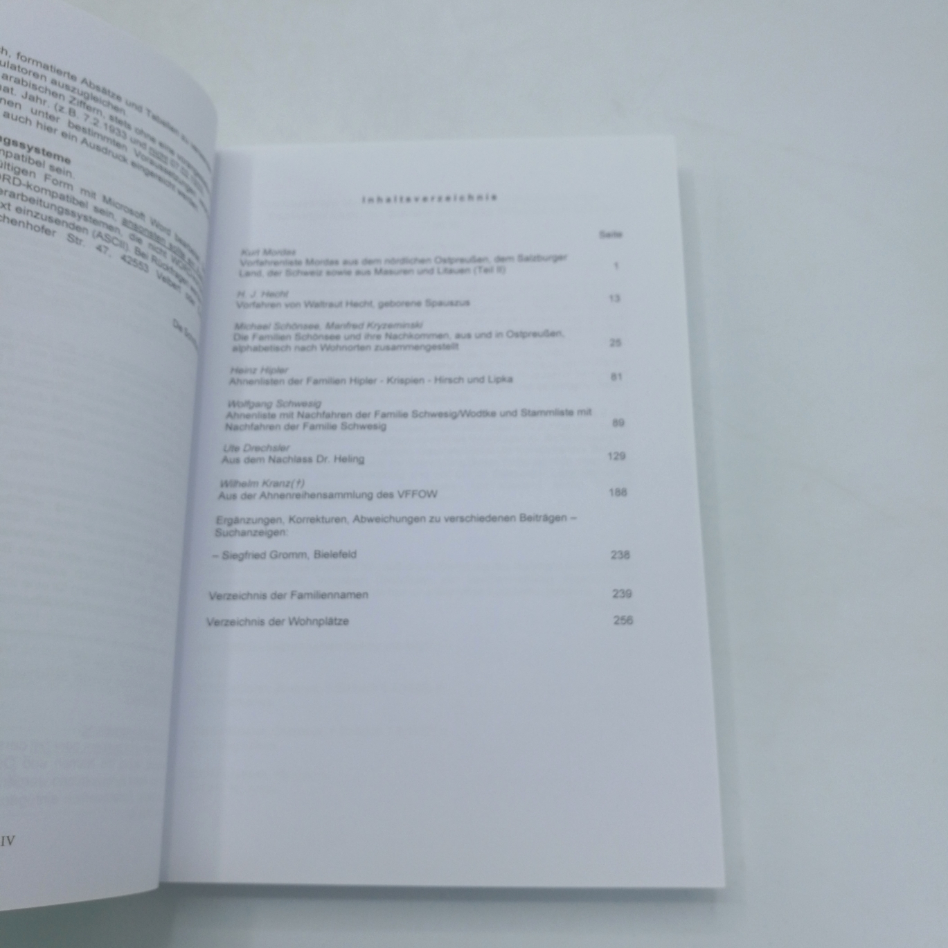 Verein Familienforschung Ost- und Westpreußen (Hrsg.): Altpreussische Geschlechterkunde Familienarchiv Band 43